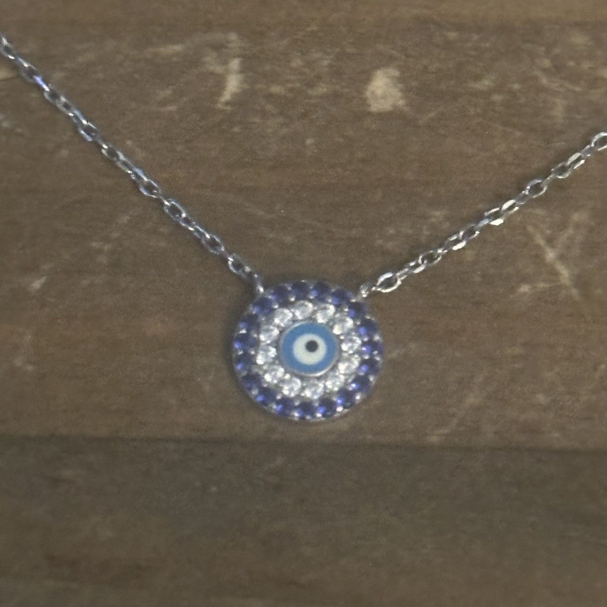 Other Dainty 925 silver cubic zirconia evil eye necklace Size ONE SIZE - 3 Thumbnail