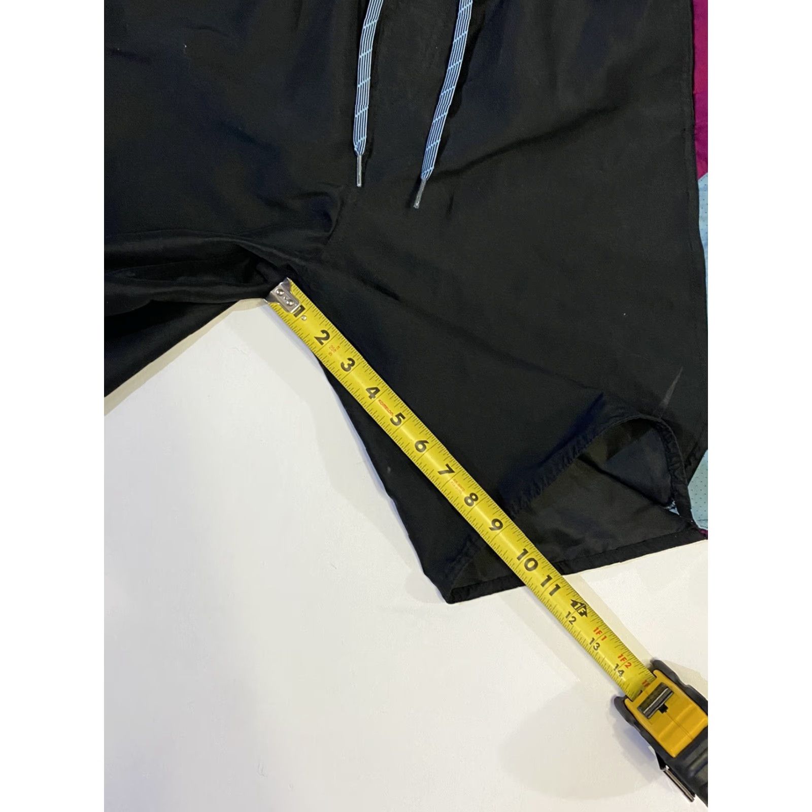 Nike Nike Swim Trunks Color Block Teal Purple Black L Men Mens Large Black Colorblock Trunks Size US 33 - 4 Thumbnail
