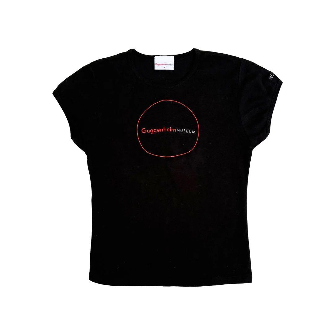 Vintage Guggenheim Museum NYC 1990 90s Vintage New York Top T-Shirt Size M / US 6-8 / IT 42-44 - 1 Thumbnail