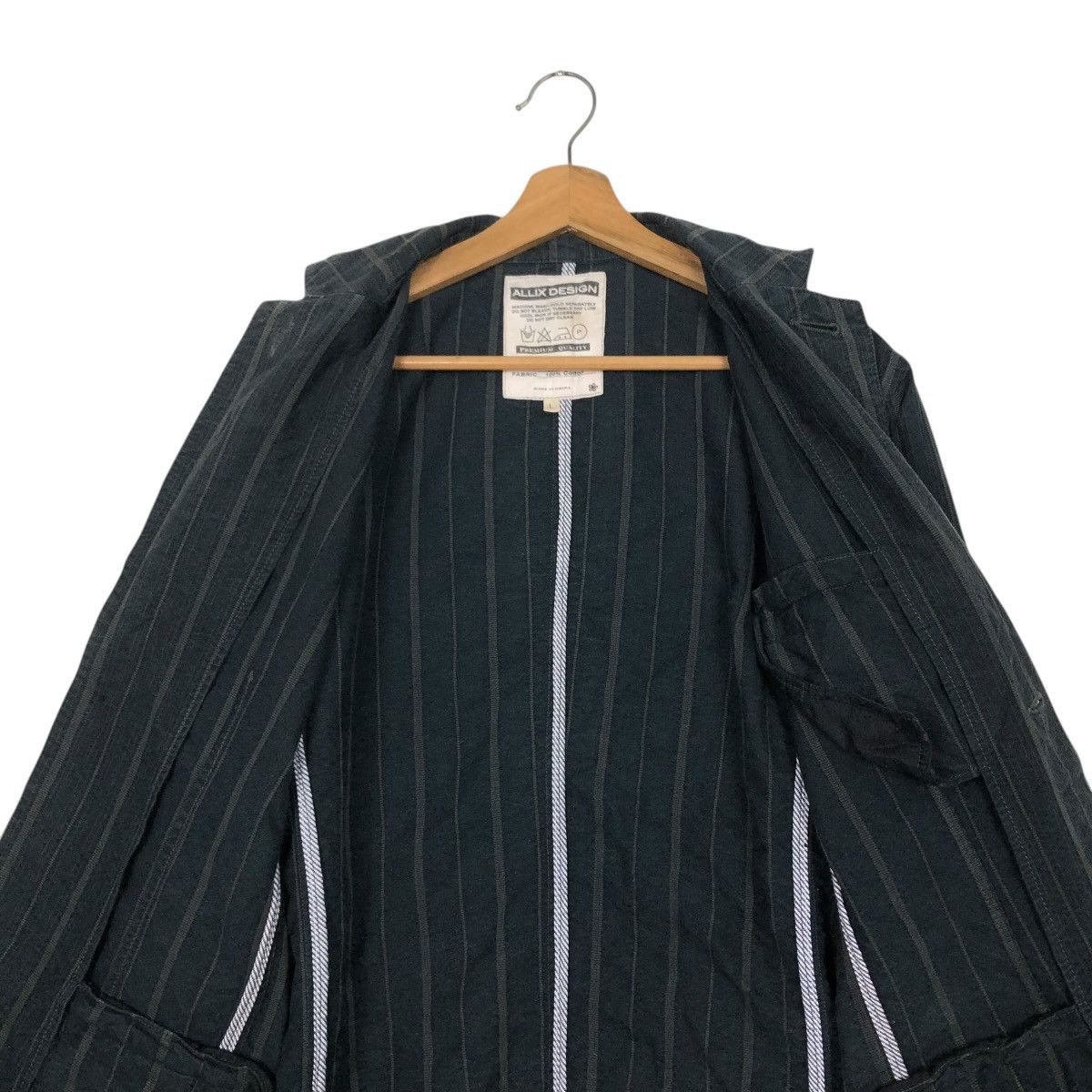 Japanese Brand 🔥SUN FADED DESIGN HICKORY CHORE JACKET ALLIX ISSEY MIYAKE Size US L / EU 52-54 / 3 - 17 Thumbnail