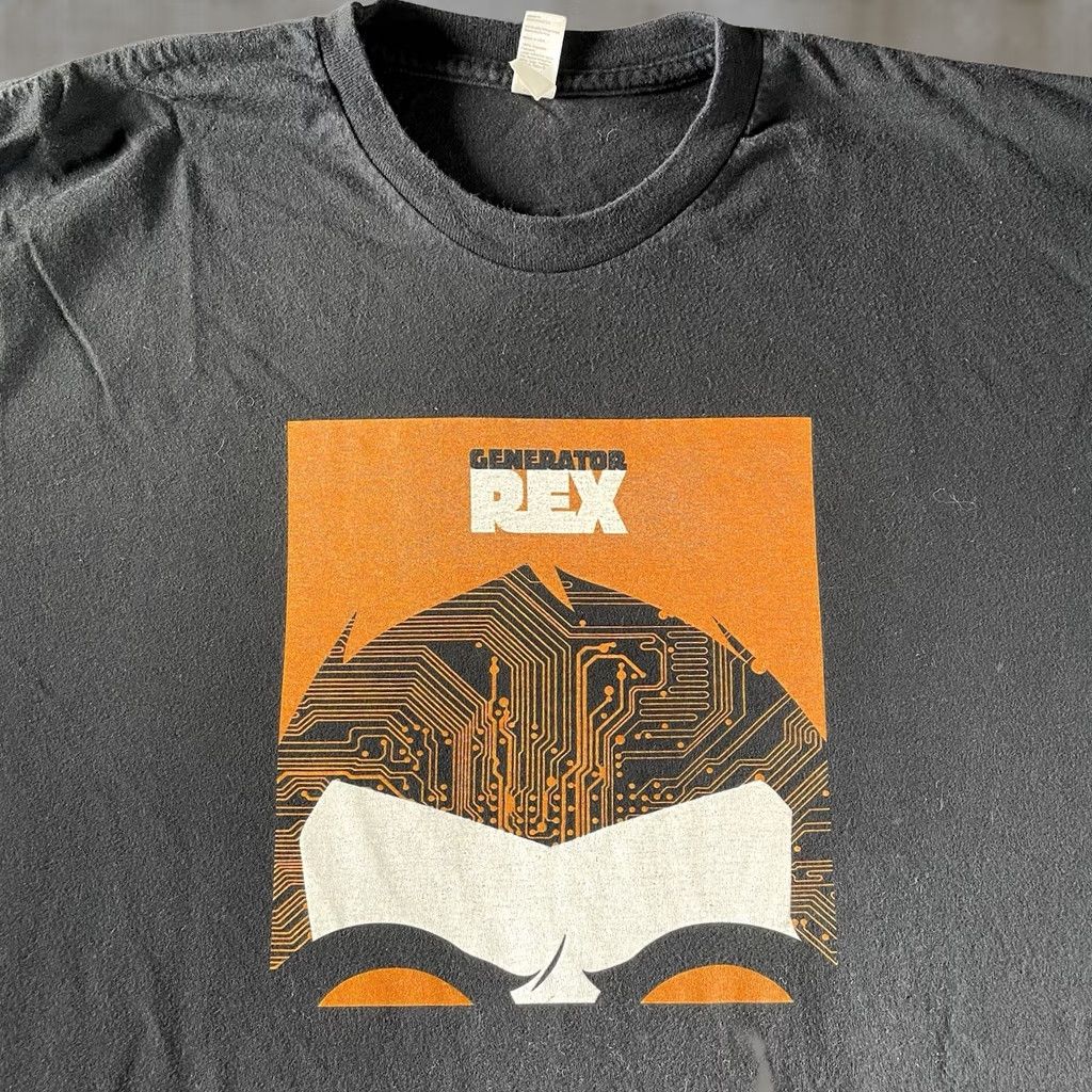 Vintage Rare Shirt Mens L Black Generator Rex Cartoon Network Studios Crew Man Action Size US L / EU 52-54 / 3 - 1 Thumbnail