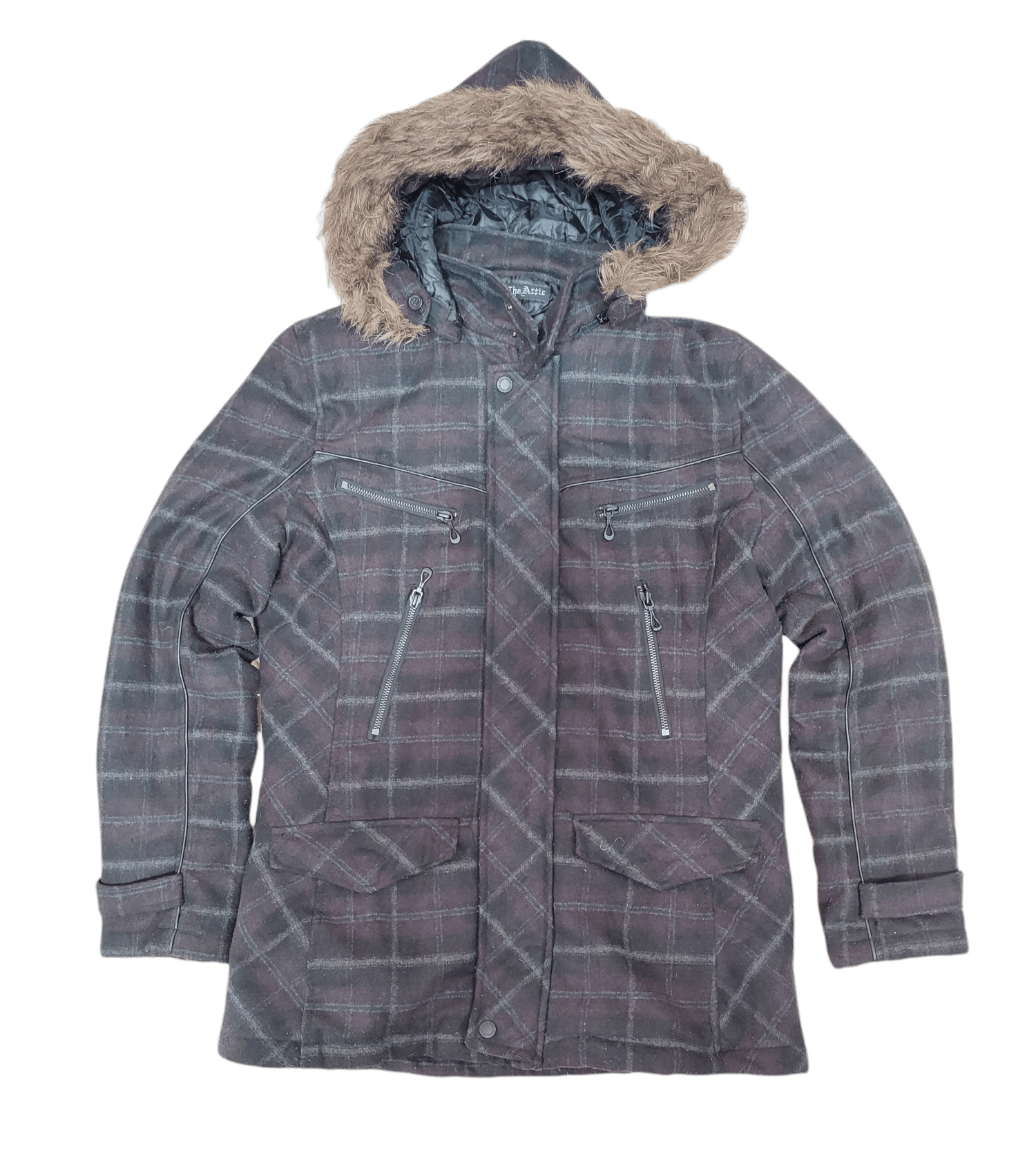 In The Attic × Japanese Brand In The Attic Sherpa Wool Winter Parkas Jacket Size US L / EU 52-54 / 3 - 1 Thumbnail