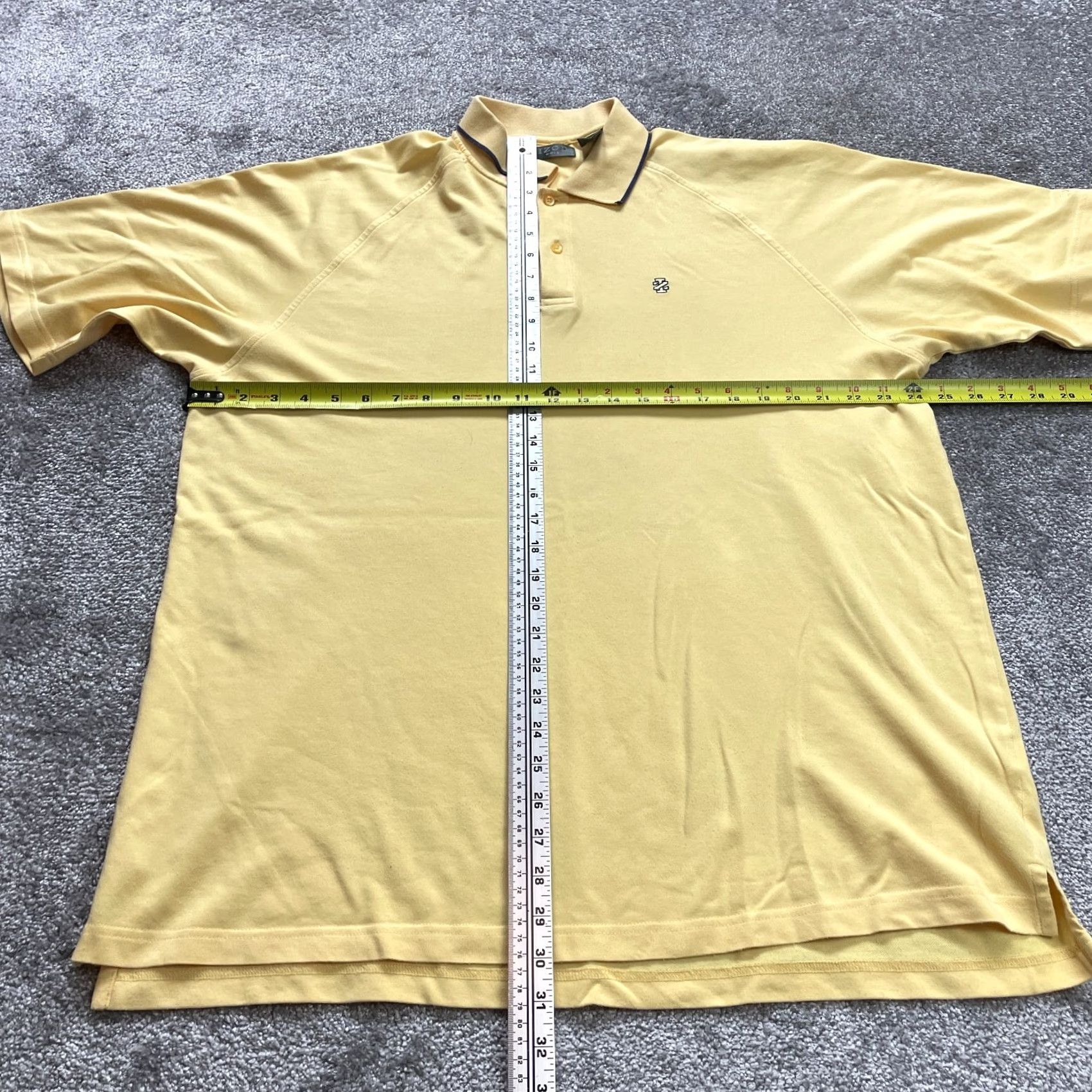 Izod VINTAGE Izod Polo Shirt Mens XL Yellow Short Sleeve Pima Cotton Preppy Rugby Collared Size US XL / EU 56 / 4 - 5 Thumbnail