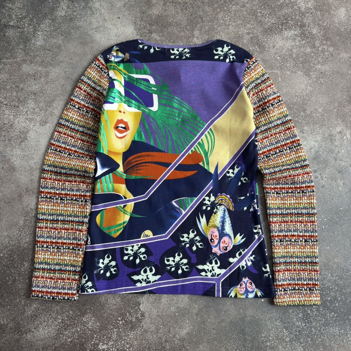 Custo Barcelona Custo Barcelona Long Sleeve Top (Jean Paul Gaultier style) Size M / US 6-8 / IT 42-44 - 1 Thumbnail