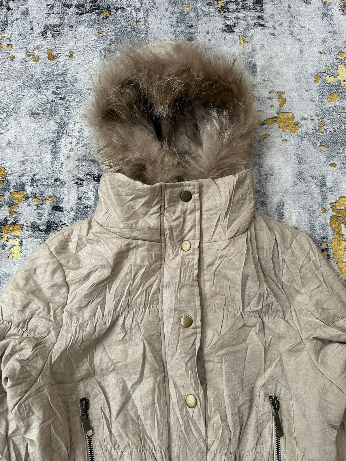 AVANT GARDE IFSIXWASNINE LGB STYLE FUR GLITER LEOPARD JACKET