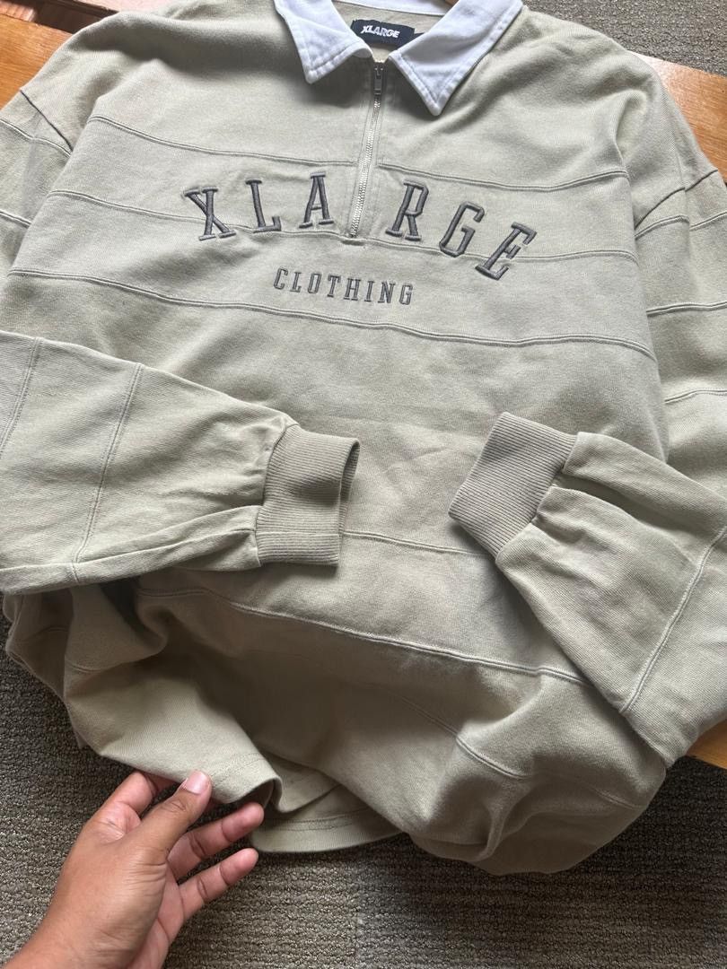 X-LARGE XLARGE HALFZIPPER RUGBY SHIRT Size US L / EU 52-54 / 3 - 3 Thumbnail