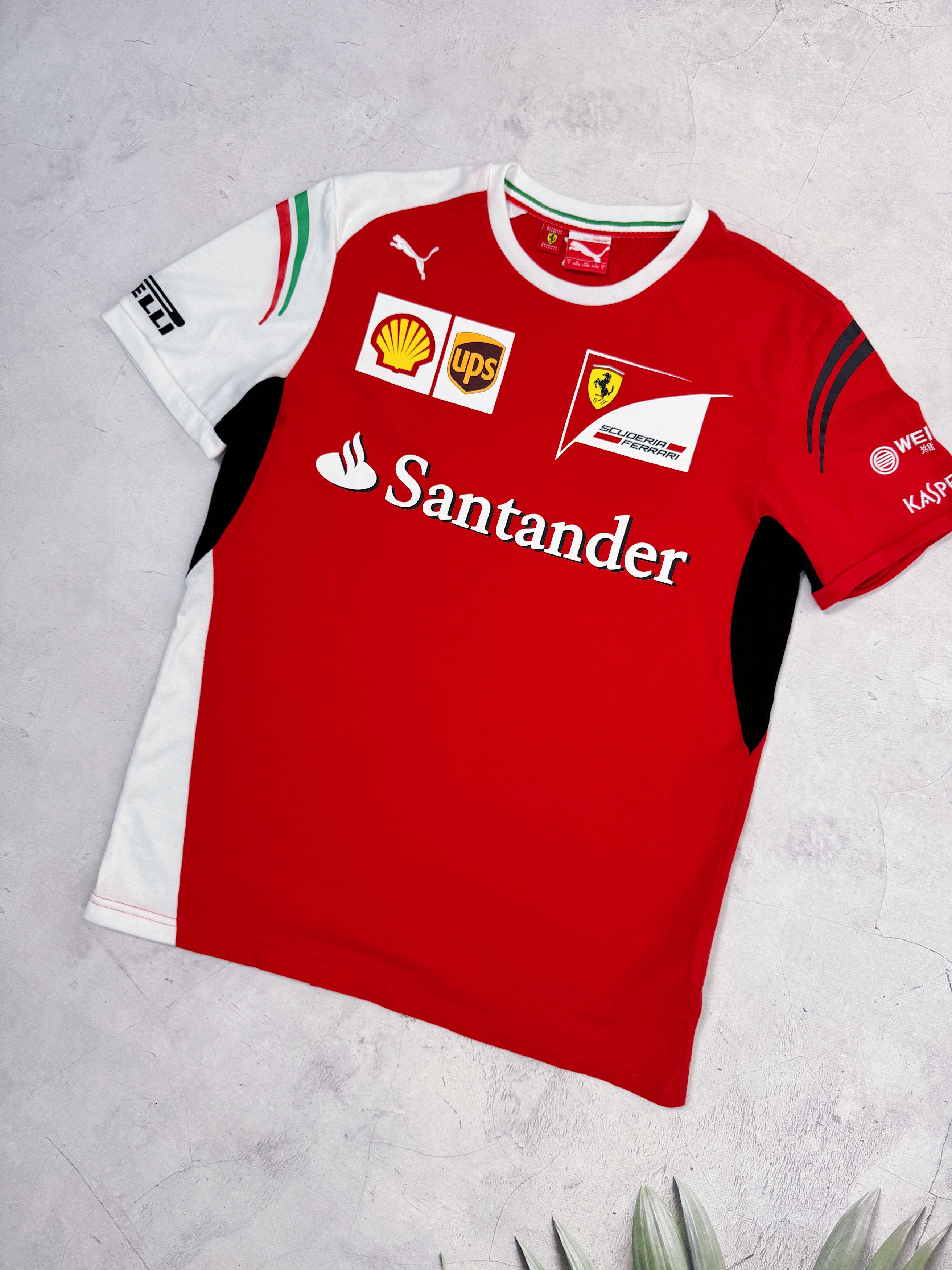 Ferrari Puma & Scuderia Ferrari T-Shirt Formula1 Team Santander Size US S / EU 44-46 / 1 - 2 Thumbnail