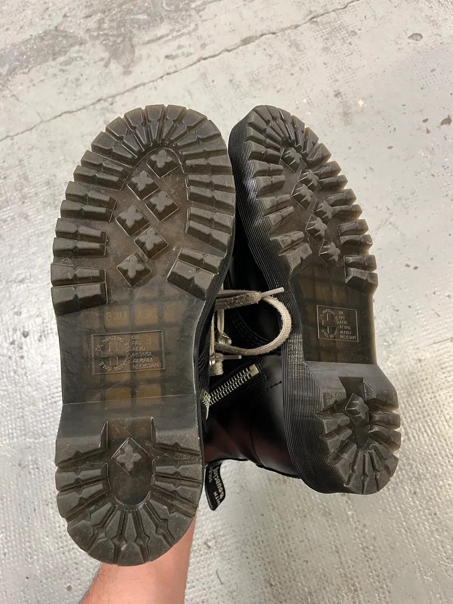 Rick Owens Dr Martens Rick Owens Megalaced Black Leather Combat Boots Size US 9 / EU 42 - 8 Thumbnail
