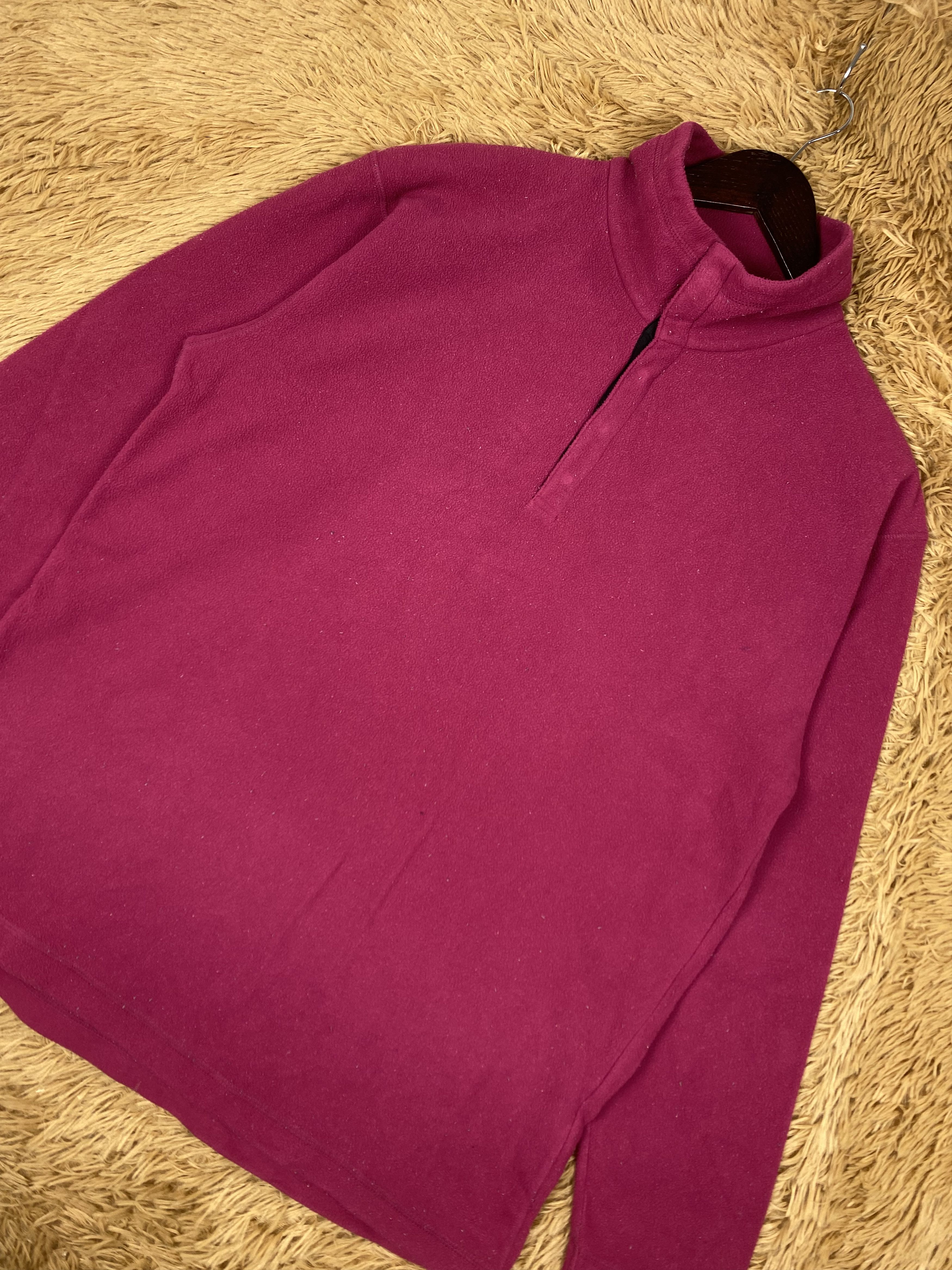 Uniqlo Vintage Uniqlo Halfzipper Fleece Sweatshirts DJ0830 Size US XL / EU 56 / 4 - 2 Thumbnail