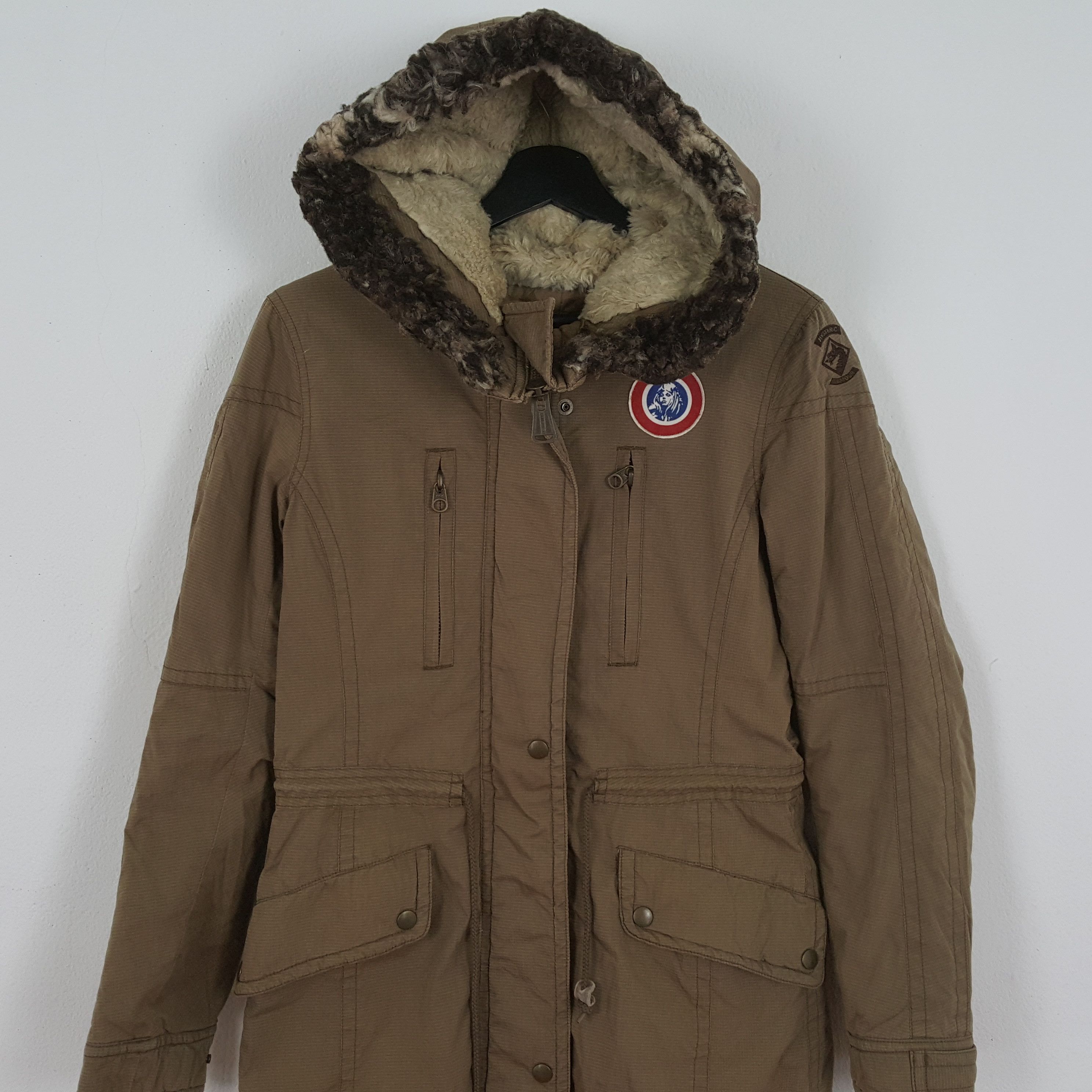 Hysteric Glamour × Japanese Brand × Vintage HYSTERIC GLAMOUR Winter Style Custom Art Parkas Jacket Size S / US 4 / IT 40 - 4 Thumbnail
