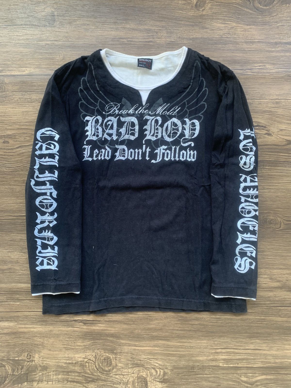 Japanese Brand 2000s japanese archive badboy california y2k longsleeve tee Size US L / EU 52-54 / 3 - 1 Thumbnail