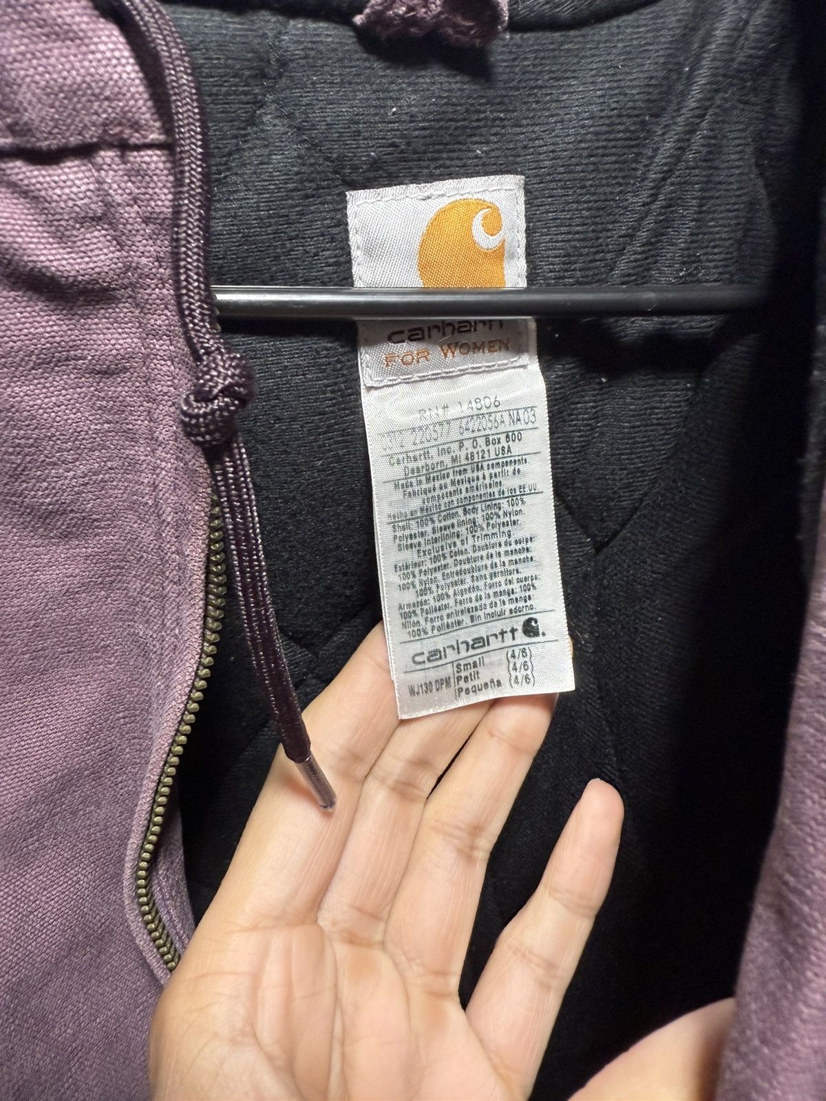 Carhartt Purple J130 Carhart Jacket🍇 Size S / US 4 / IT 40 - 9 Thumbnail