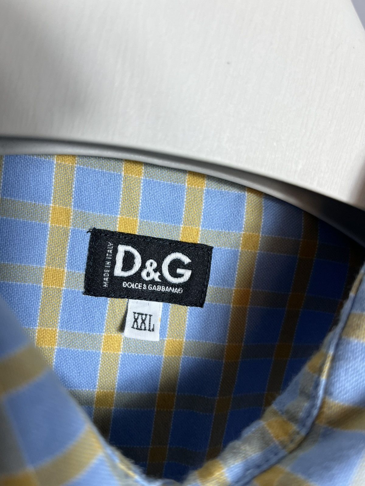 Dolce & Gabbana dolce & gabbana plaid shirt button short sleeve slim mens Size US XXL / EU 58 / 5 - 4 Thumbnail