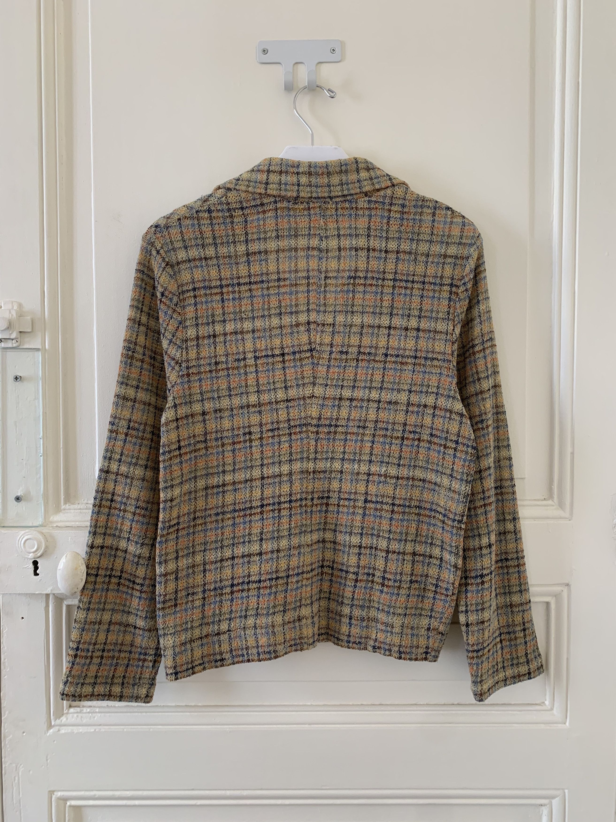 Vintage Tweed Blouse Size M / US 6-8 / IT 42-44 - 2 Thumbnail