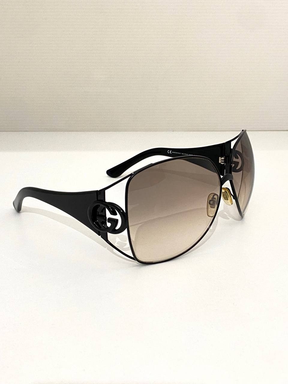 Gucci Gucci x Tom Ford GG Logo Black Oversized 2794 S Sunglasses Size ONE SIZE - 2 Thumbnail