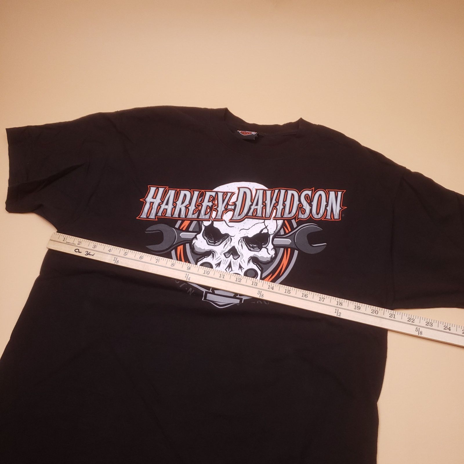 Harley Davidson Harley Davidson Motorcycle ChicagoDouble Sided Mens tee L Size US L / EU 52-54 / 3 - 10 Thumbnail