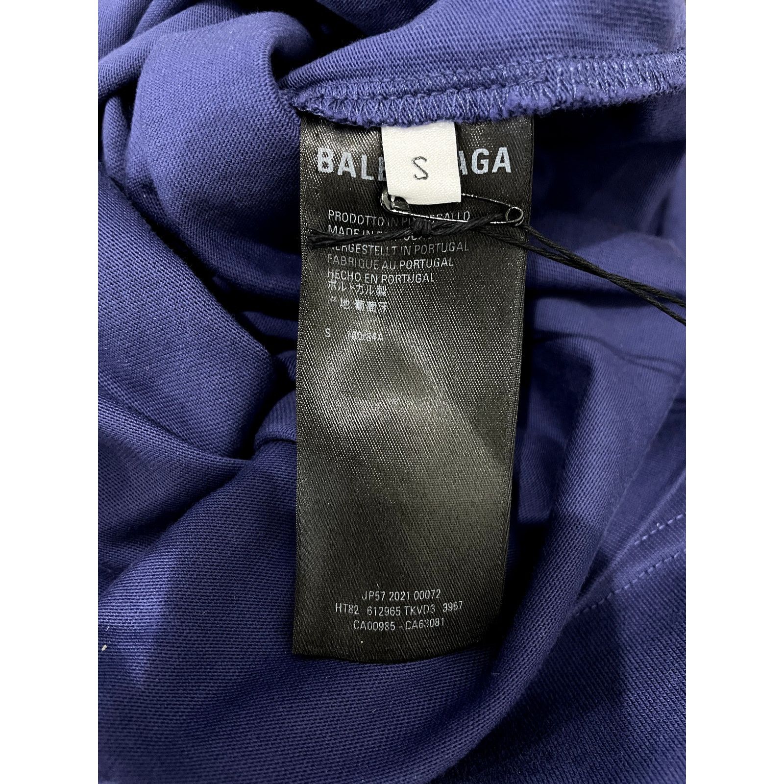 Balenciaga Balenciaga Tee Free Blue Small Size US S / EU 44-46 / 1 - 3 Thumbnail