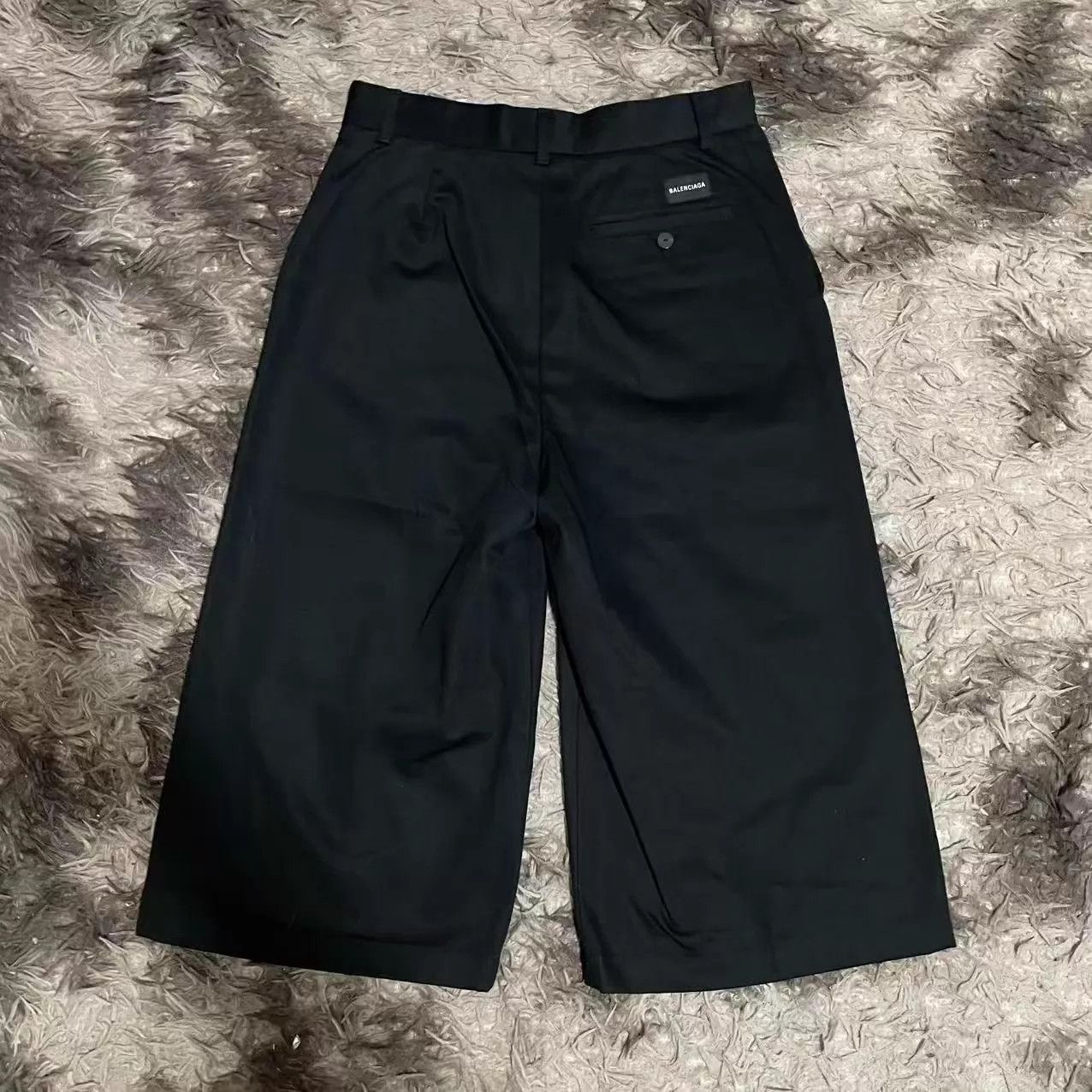 Balenciaga Balenciaga Black Nylon 8-Point Pants Size 38 Size 26" / US 2 / IT 38 - 2 Thumbnail