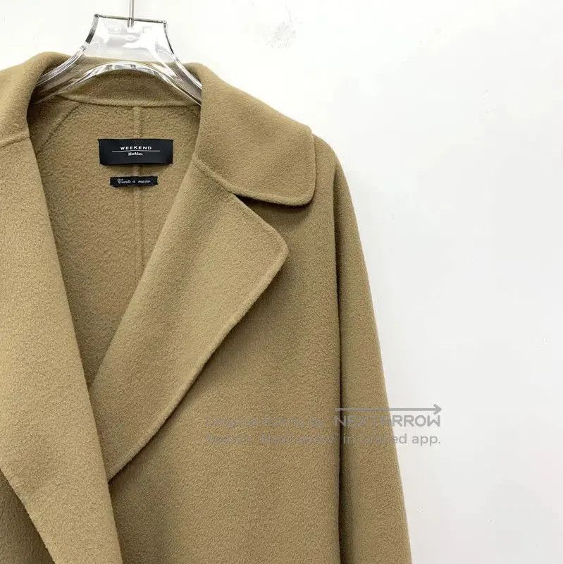 Max Mara MaxMara Brown Wool Women's Coat . Size S / US 4 / IT 40 - 3 Thumbnail