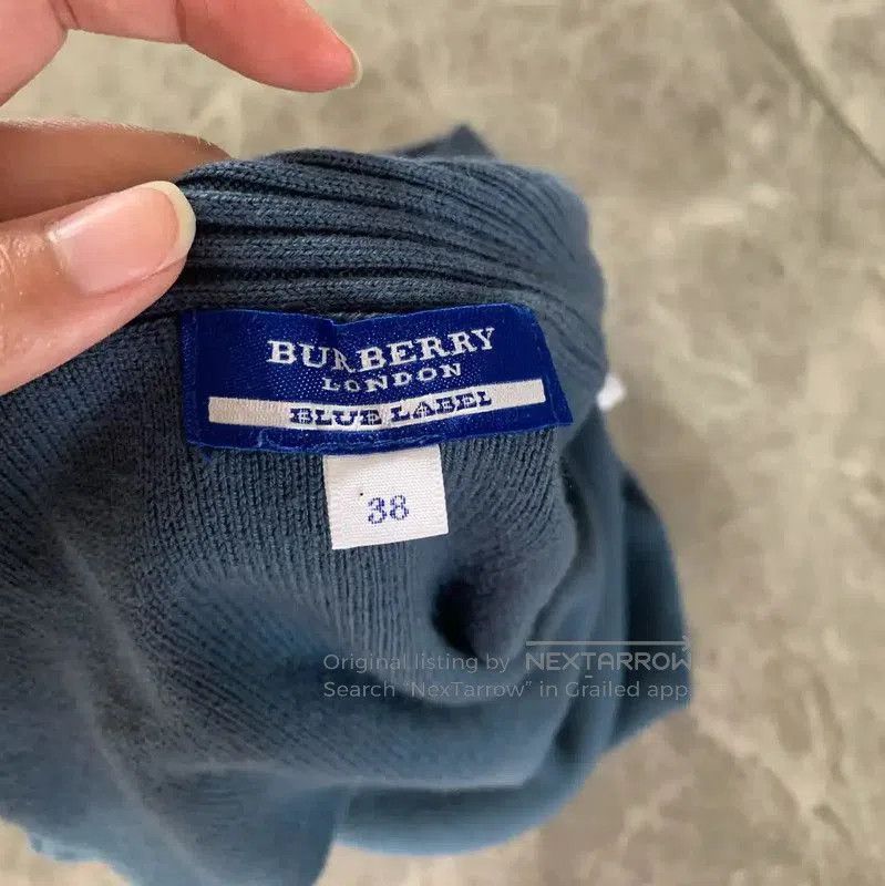 Burberry Burberry Women's Blue Cotton T-shirt M Size. Size M / US 6-8 / IT 42-44 - 8 Thumbnail