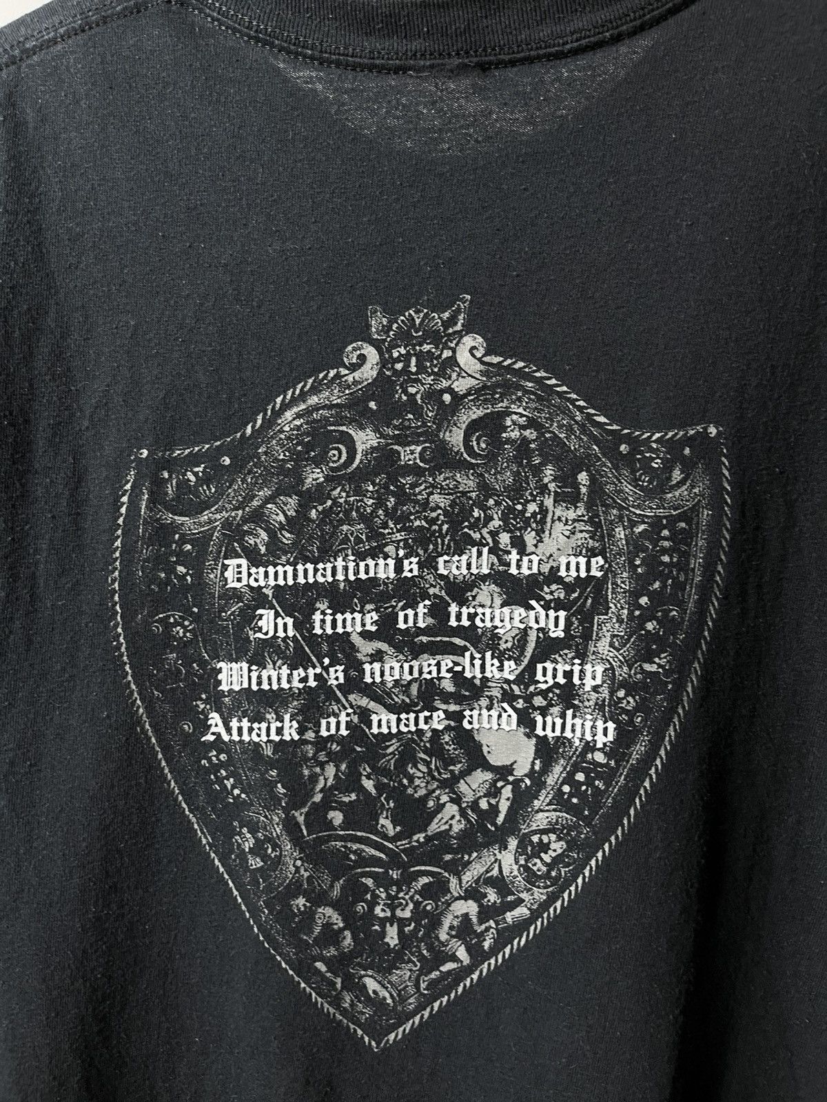 Band Tees Hulder Godslastering Black Metal T-Shirt Size L Size US L / EU 52-54 / 3 - 10 Thumbnail