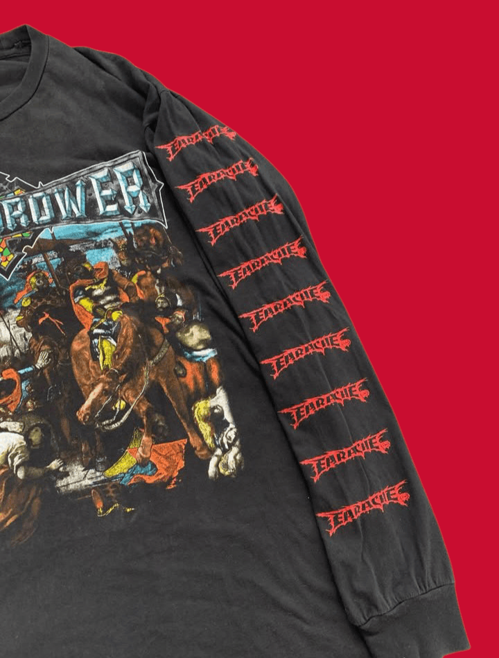 Band Tees Vintage Bolt Thrower World Crusade Long Sleeve Size US XL / EU 56 / 4 - 3 Thumbnail