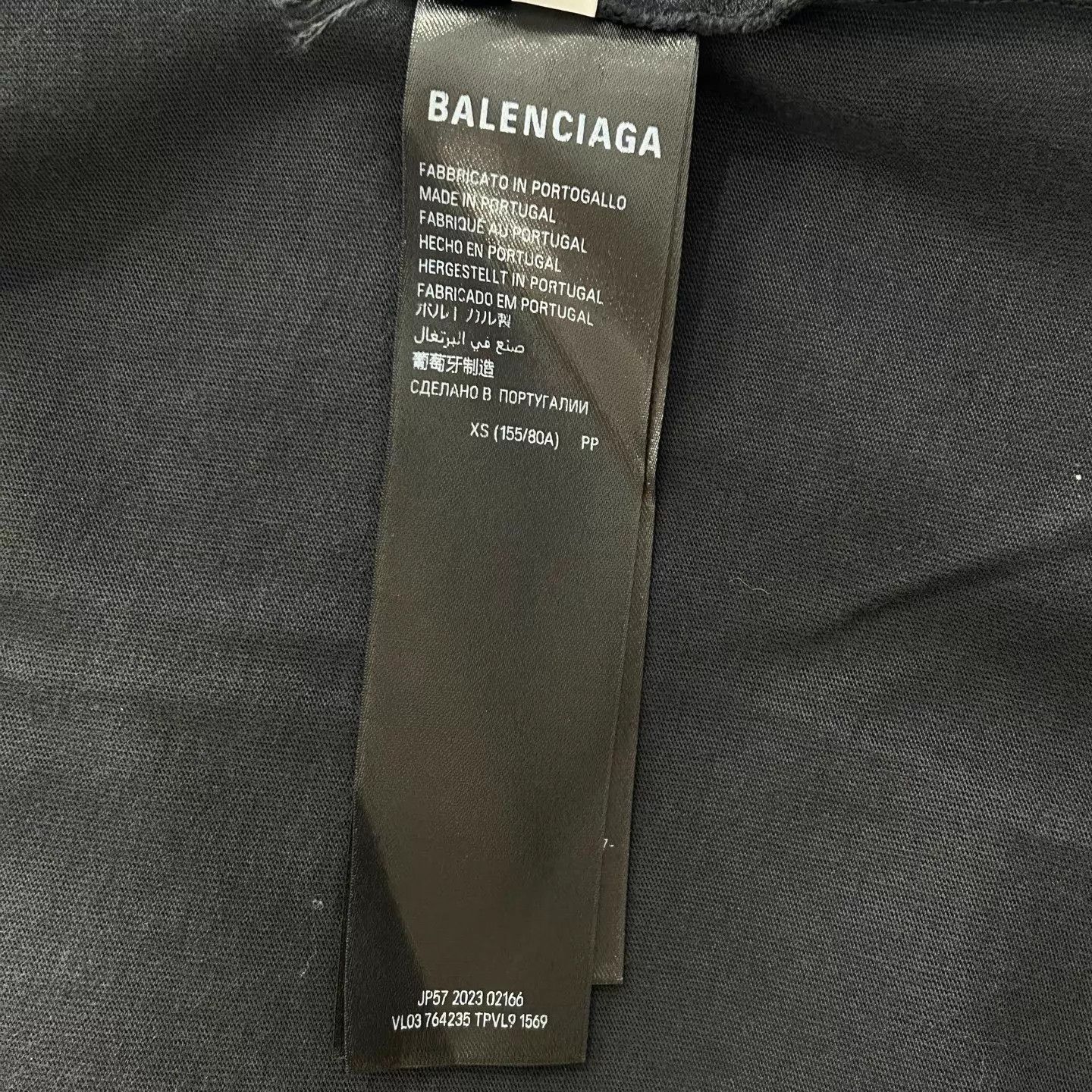 Balenciaga Balenciaga Graffiti Palm SS T-Shirt Black XS Women's Size XS / US 0-2 / IT 36-38 - 4 Thumbnail