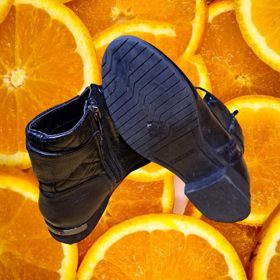 Marc Fisher Marc Fisher Black Boots with Accent Buckle and Laces Size 6M Size US 6 / IT 36 - 7 Thumbnail