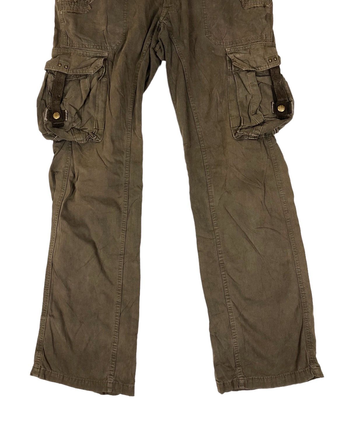Japanese Brand Flare Surplus Bondage Cargo Pants Size US 34 / EU 50 - 4 Thumbnail