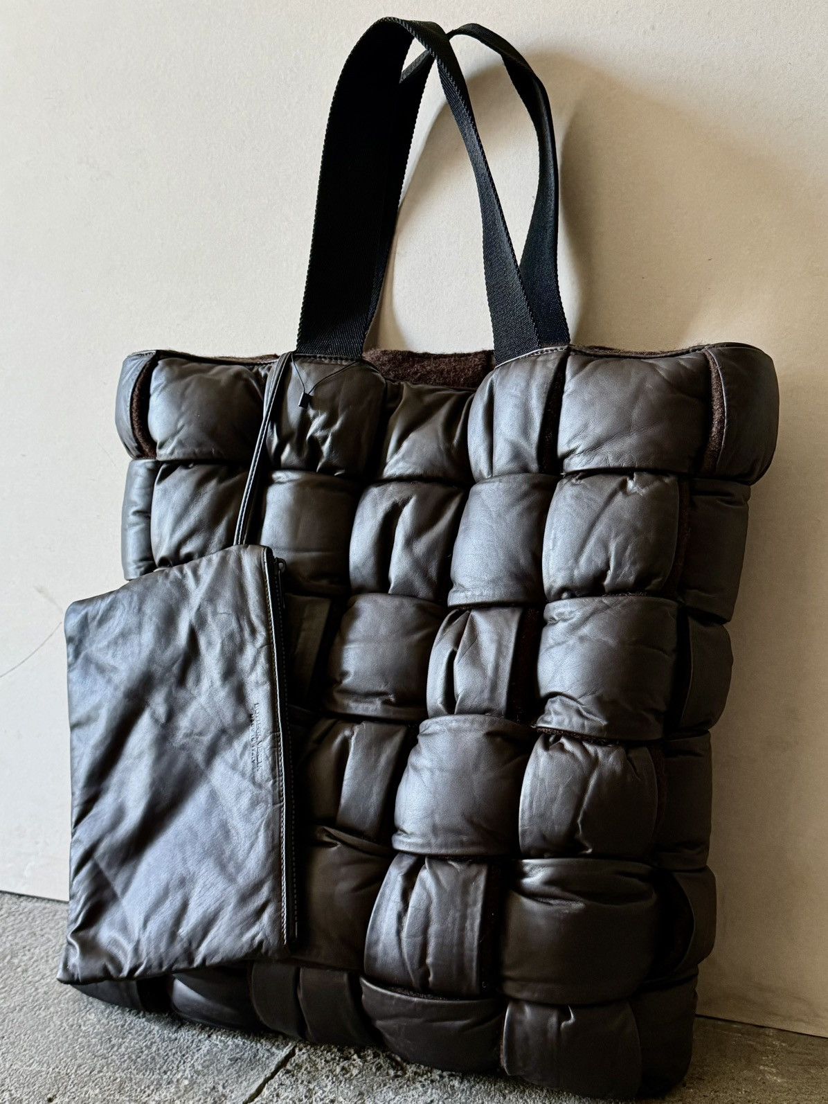 Bottega Veneta Bottega Veneta - Intrecciato Padded Lambskin - XL Tote Bag Size ONE SIZE - 1 Thumbnail