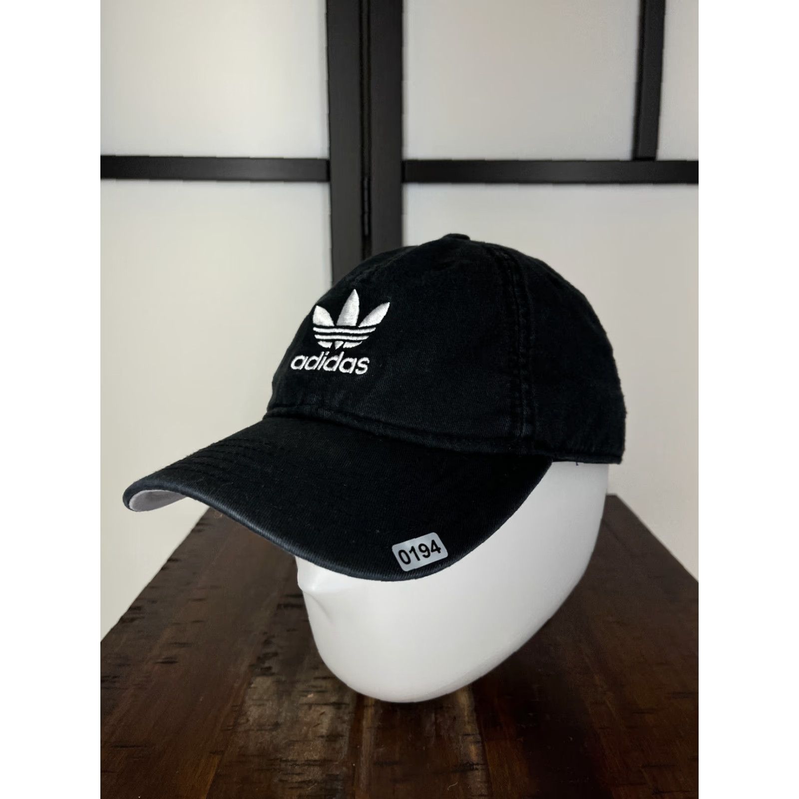 Adidas Adidas Hat One Size Black Cotton 3 Stripes Golf Mens Adjustable Size ONE SIZE - 4 Thumbnail