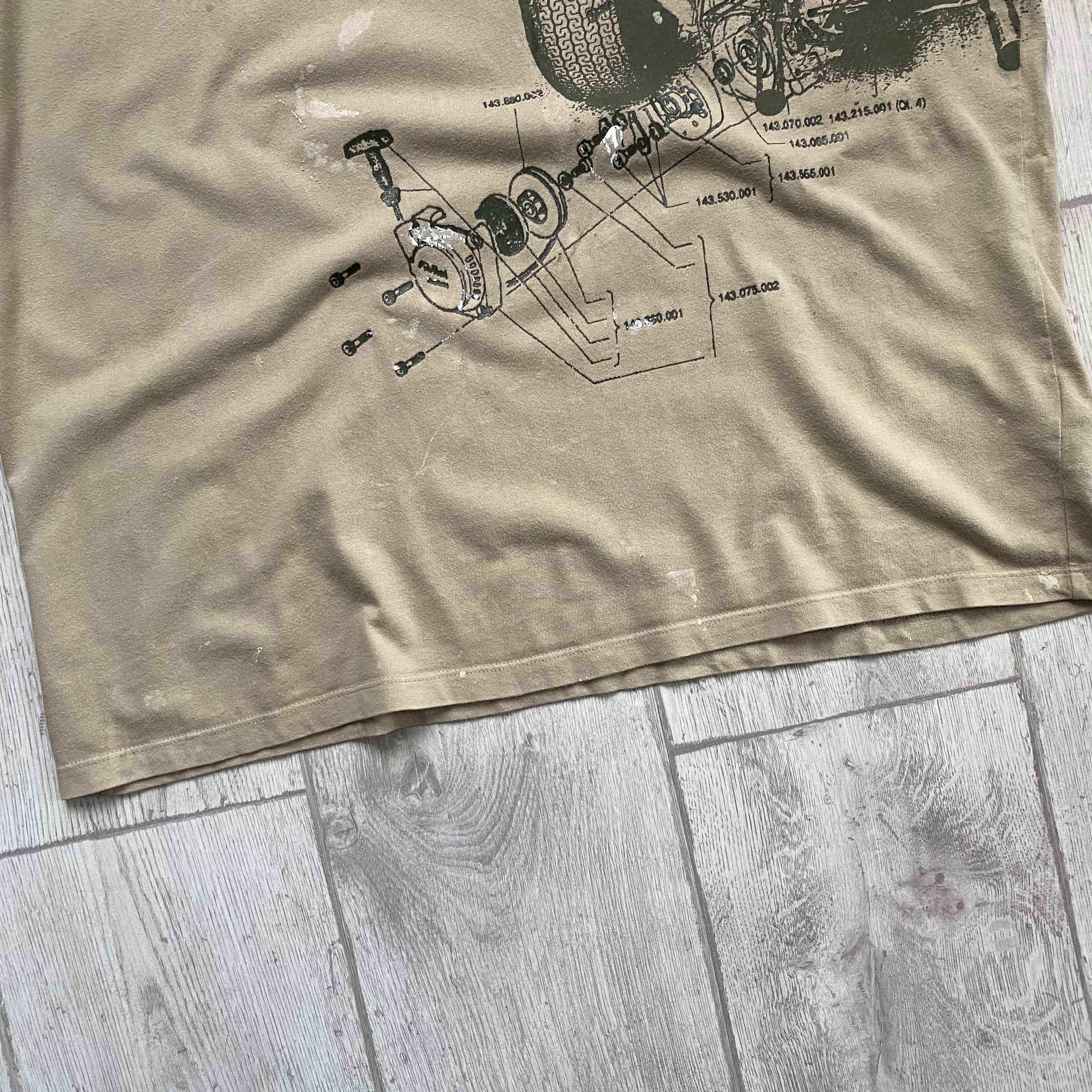 Polo Ralph Lauren Trashed 90s Polo Jeans Company racing team tee ferrari Size US XL / EU 56 / 4 - 2 Thumbnail