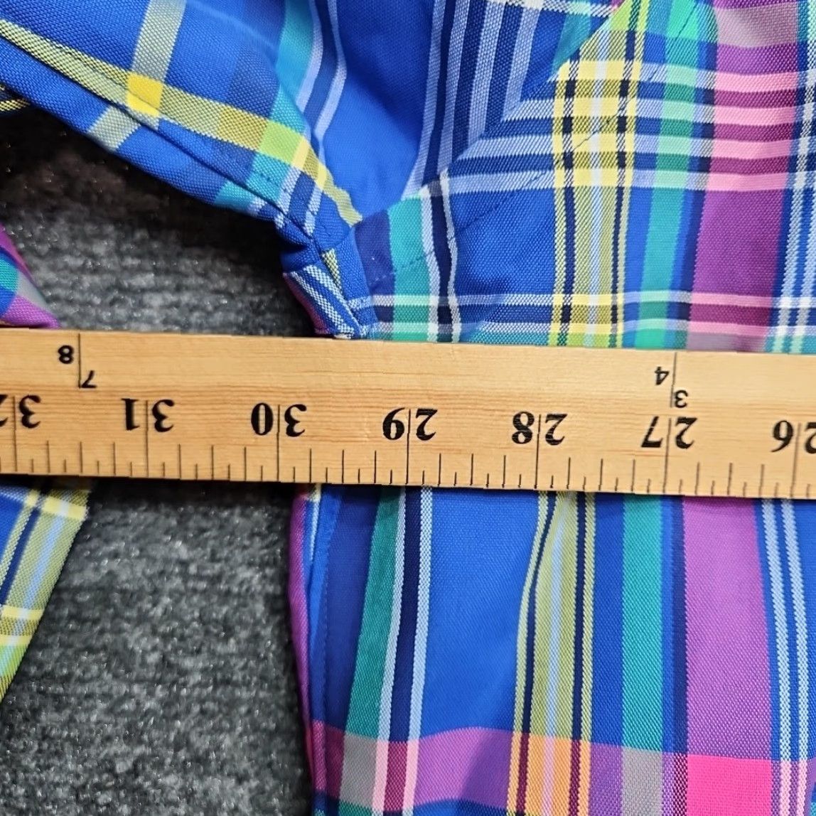 Polo Ralph Lauren Polo Ralph Lauren Men 2XLT Big Classic Fit Madras Plaid Performance Button Shirt Size US XXL / EU 58 / 5 - 7 Thumbnail