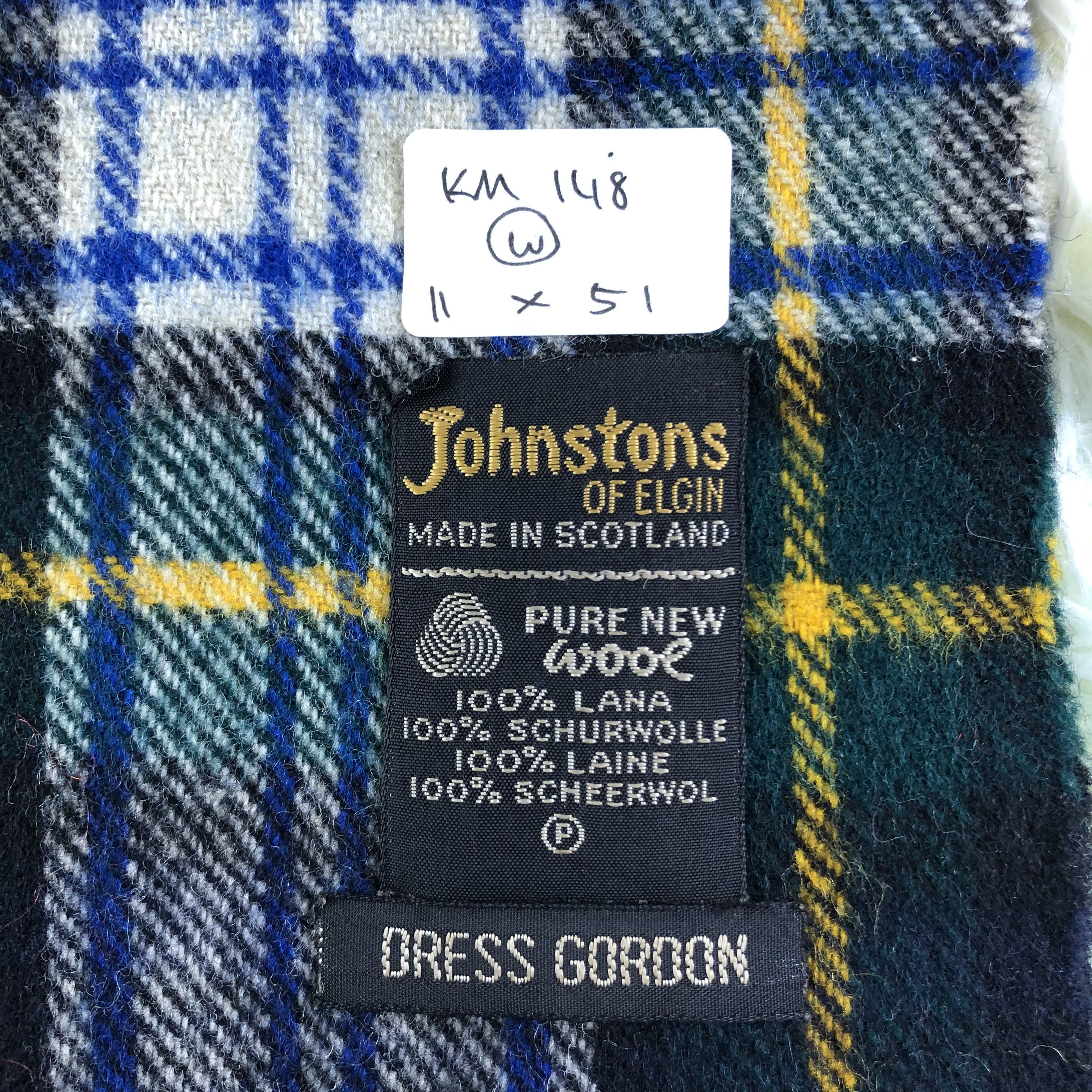 Johnstons Of Elgin × Vintage Johnstons Of Elgin Scarf / Muffler / Neckwear - KM148 Size ONE SIZE - 5 Thumbnail
