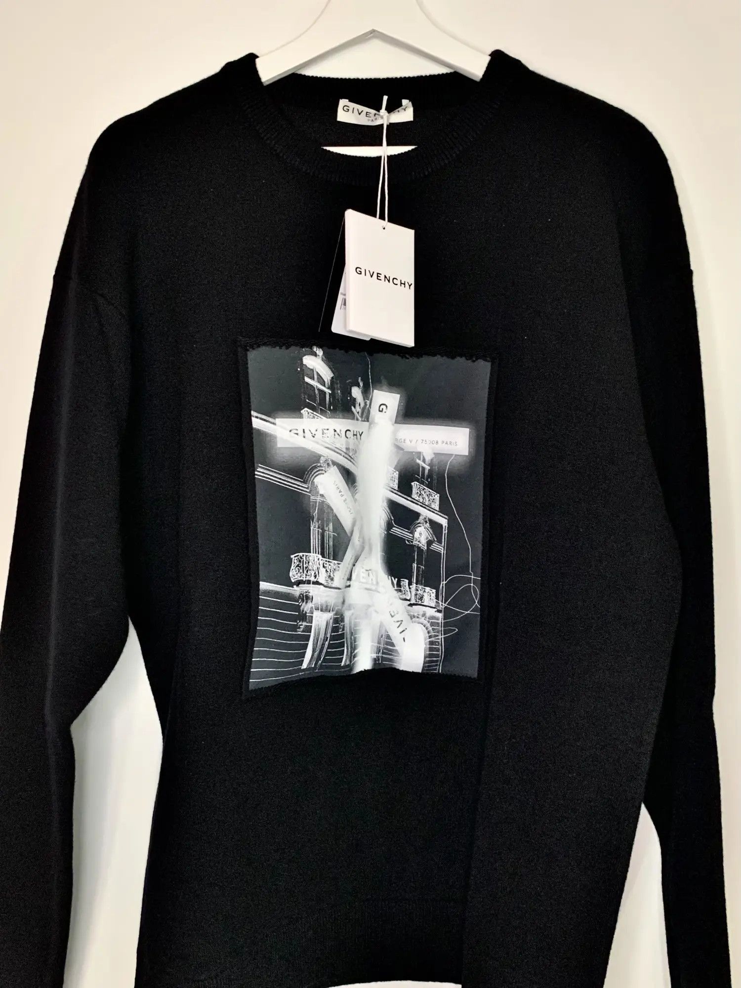 Givenchy o1mle0424 Sweater in Black Size US S / EU 44-46 / 1 - 1 Thumbnail