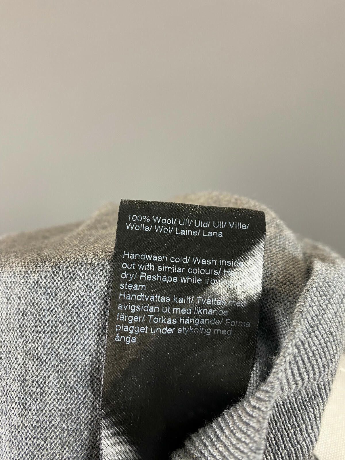 Filippa K Ladies Filippa K Gray Wool V-Neck Sweater Size S Size S / US 4 / IT 40 - 8 Thumbnail