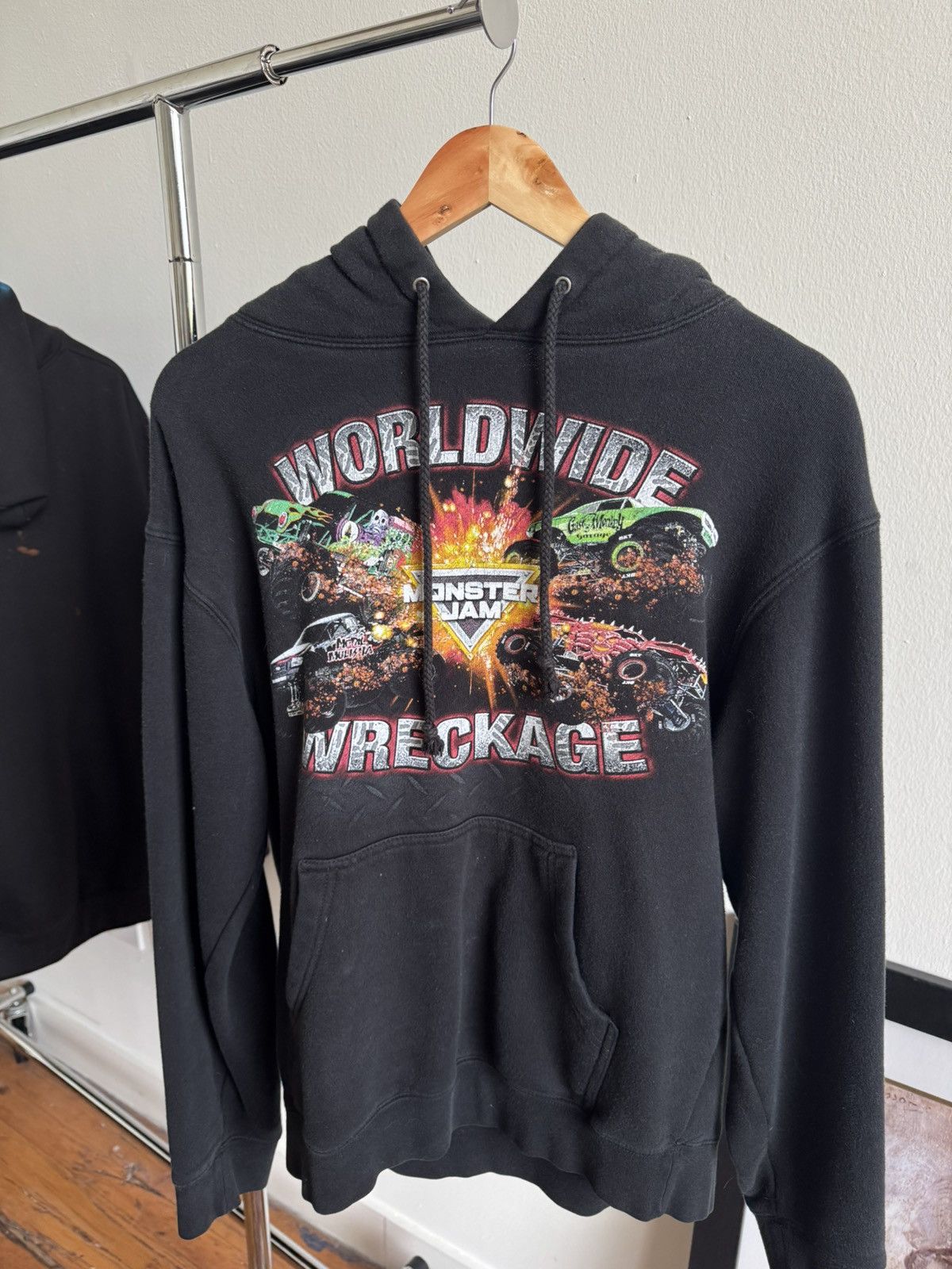 Vintage Vintage Monster Jam Hoodie Size US S / EU 44-46 / 1 - 1 Thumbnail