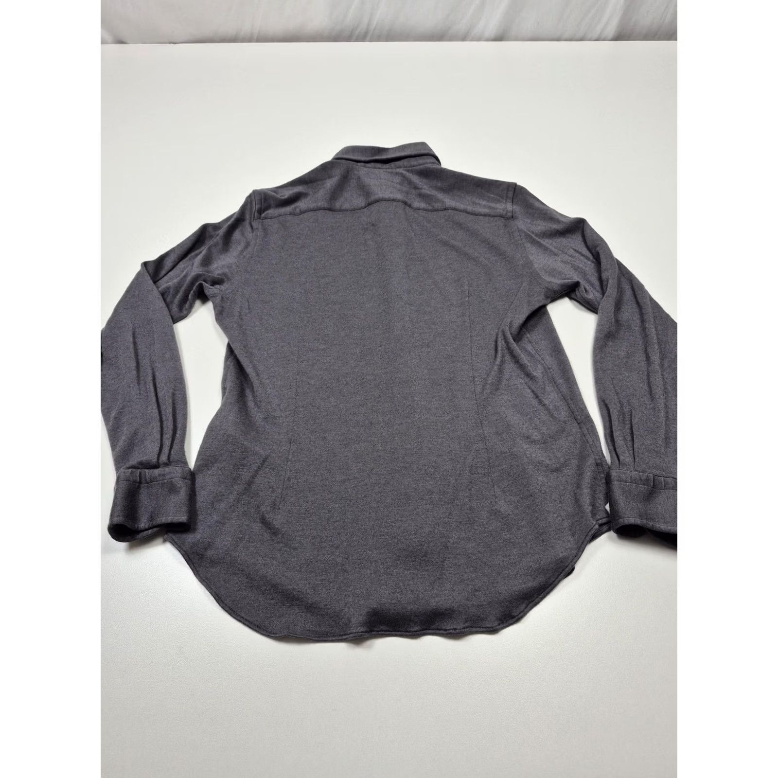Loro Piana Loro Piana Button-Up Shirt Gray Cashmere Silk Knit L/S Button Front Men Small Italy Vintage No 0 Size US S / EU 44-46 / 1 - 5 Thumbnail