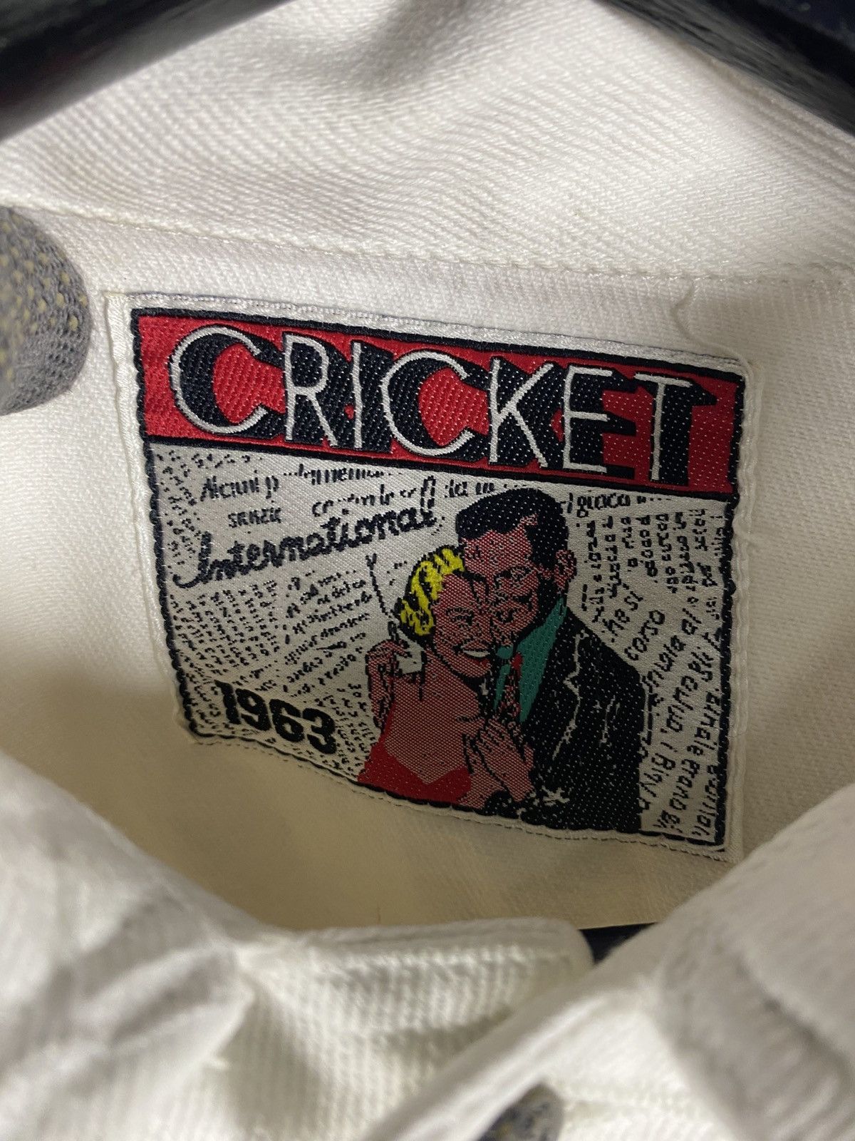 Vintage Cricket International Cropped White Denim Short Trucker Size M / US 6-8 / IT 42-44 - 6 Thumbnail