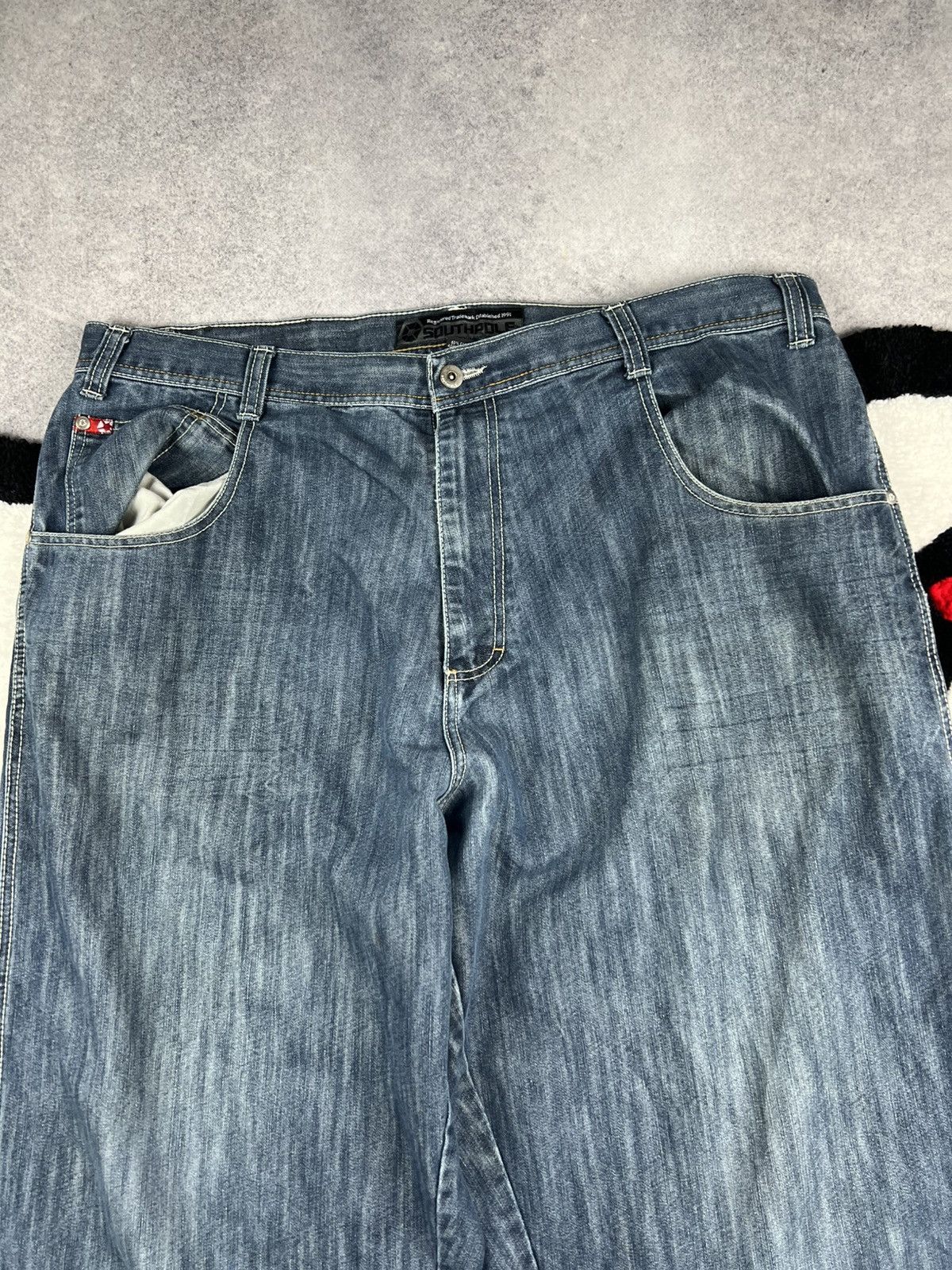 Southpole Vintage Y2K Southpole Baggy Parachute Rap Hip Hop Jeans Size US 44 / EU 60 - 3 Thumbnail