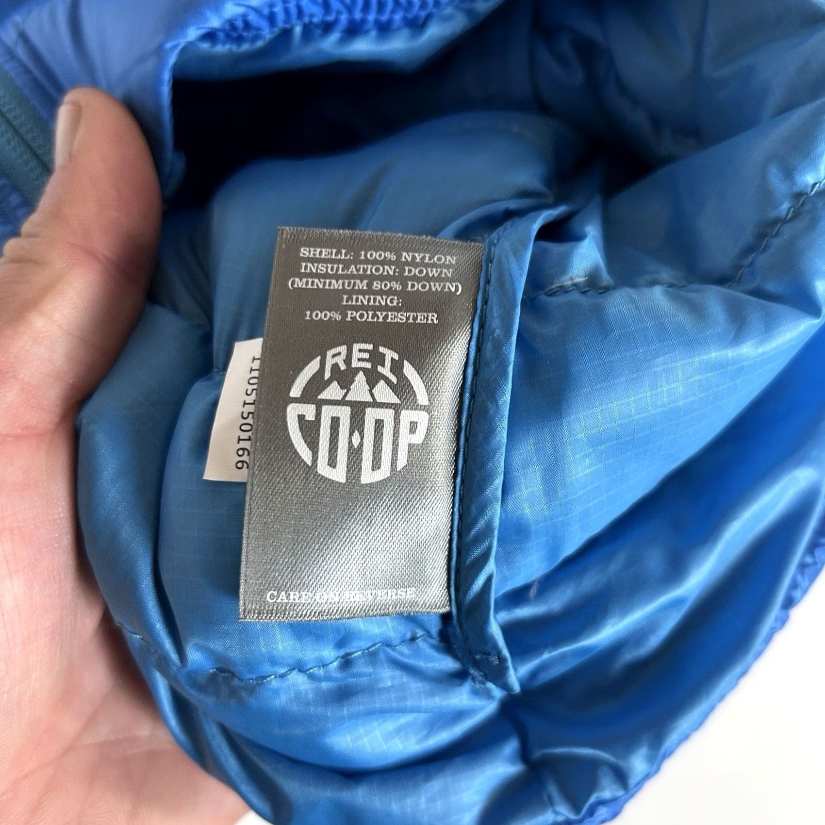 Vintage REI Co Op Down Puffer Vest Womens XS Blue Ultralight Insulated Full Zip Pockets Size XS / US 0-2 / IT 36-38 - 4 Thumbnail