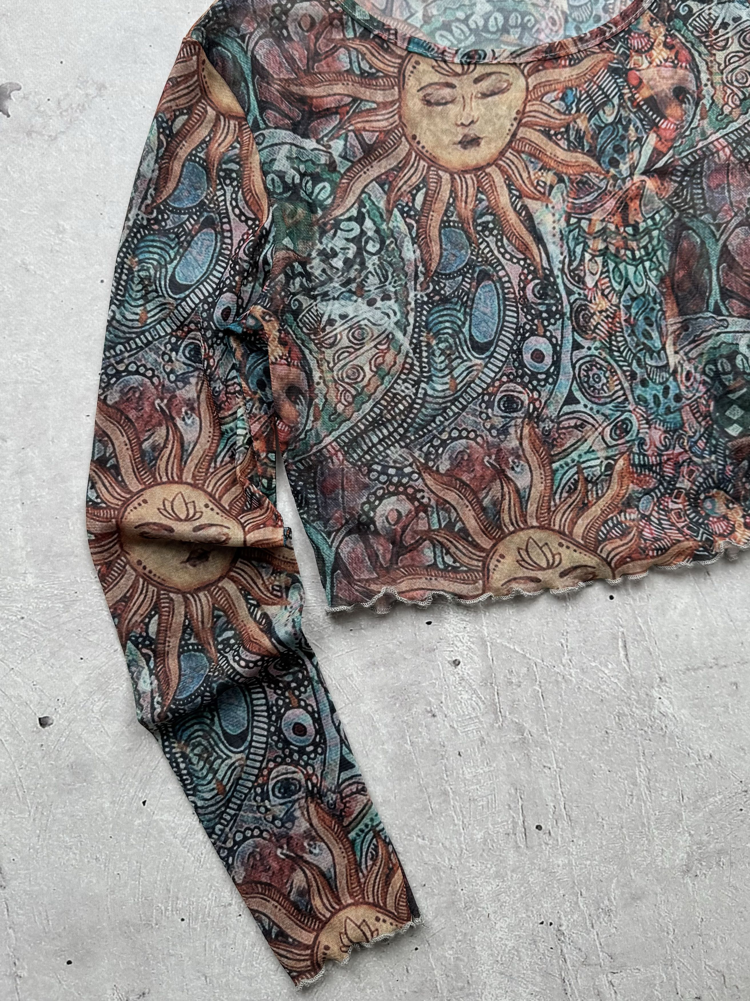 Vintage Vintage Mesh Long Sleeve Gaultier Style Size S / US 4 / IT 40 - 2 Thumbnail