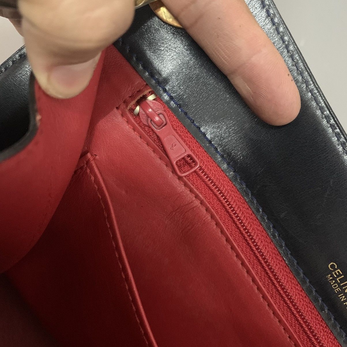 Celine Celine Box Leather Shoulder Bag Size ONE SIZE - 15 Thumbnail
