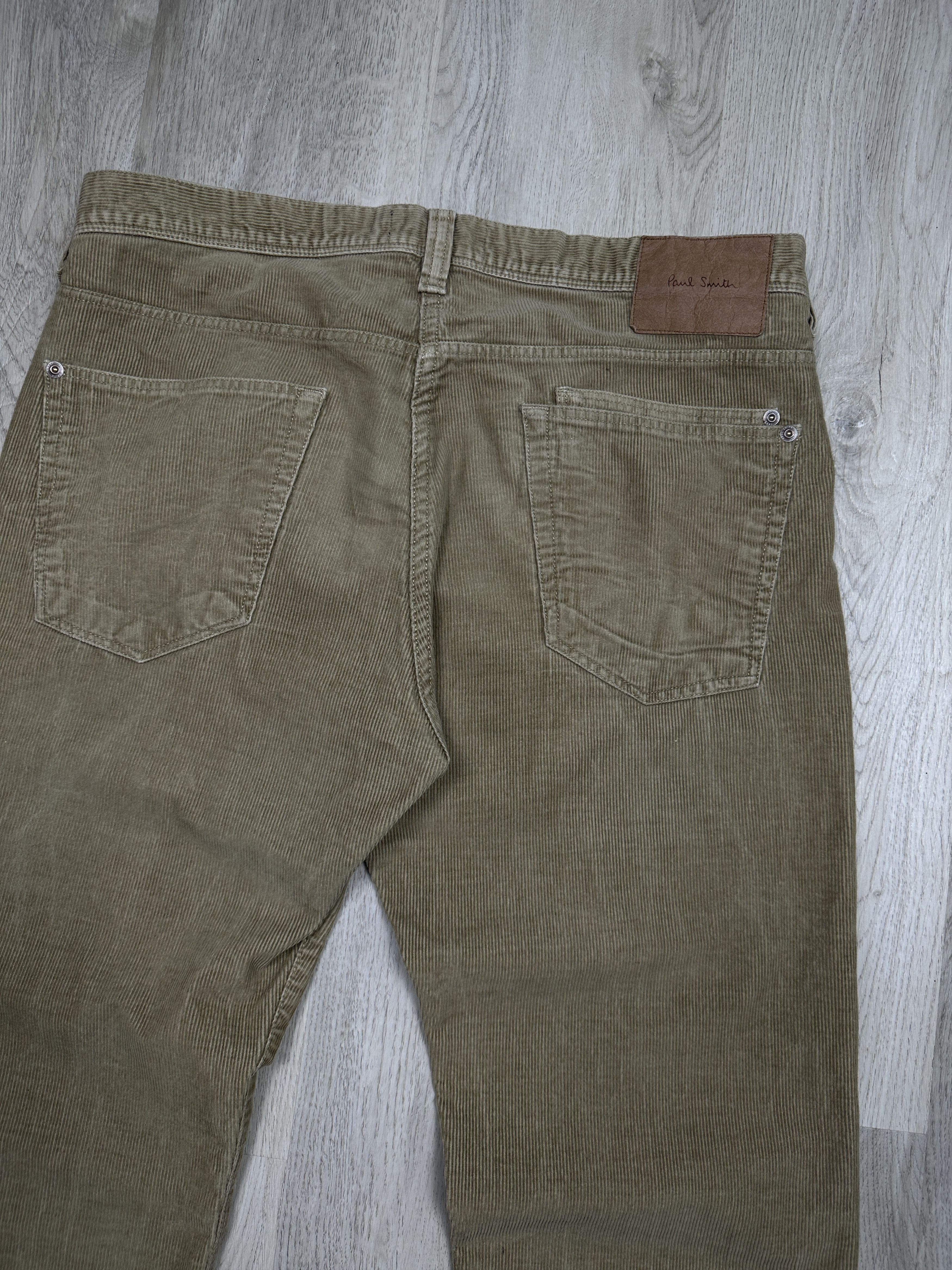 Paul Smith × Vintage Paul Smith Jeans Mens Corduroy Denim Pants Jeans Size US 32 / EU 48 - 9 Thumbnail