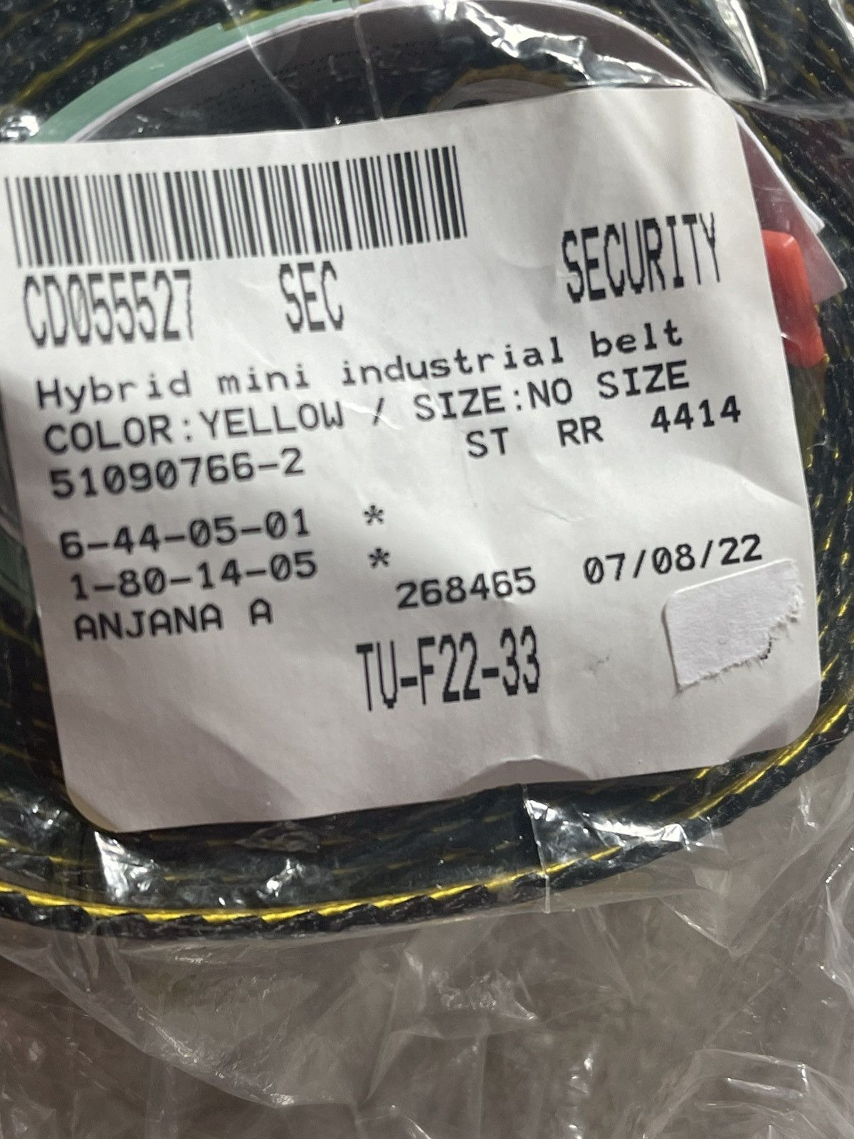 Off-White OFF-WHITE MINI INDUSTRIAL BELT NWT Size ONE SIZE - 19 Thumbnail