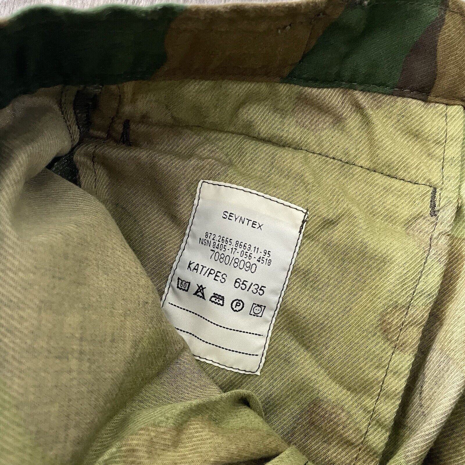 Vintage Rare Dutch Jungle Camo Tropical DPM Camouflage Netherlands Size US 32 / EU 48 - 4 Thumbnail