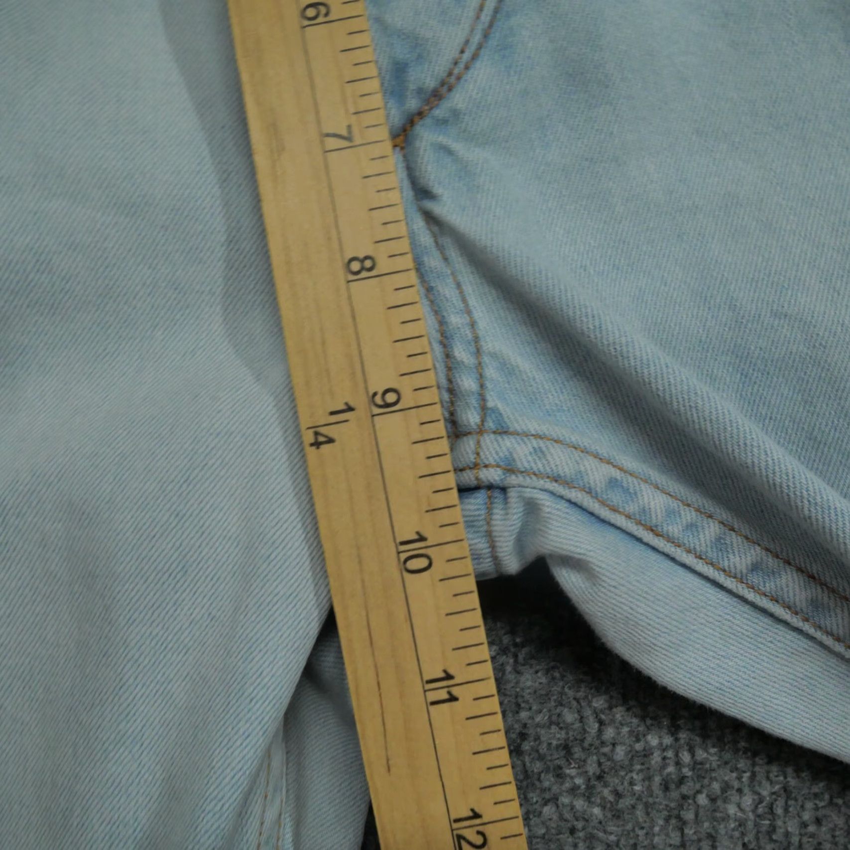 Rag & Bone Rag & Bone Jeans Mens 34 Jeans Cropped Blue Denim Button Fly Fit 2 Slim 34x30 Relaxed Size US 34 / EU 50 - 7 Thumbnail