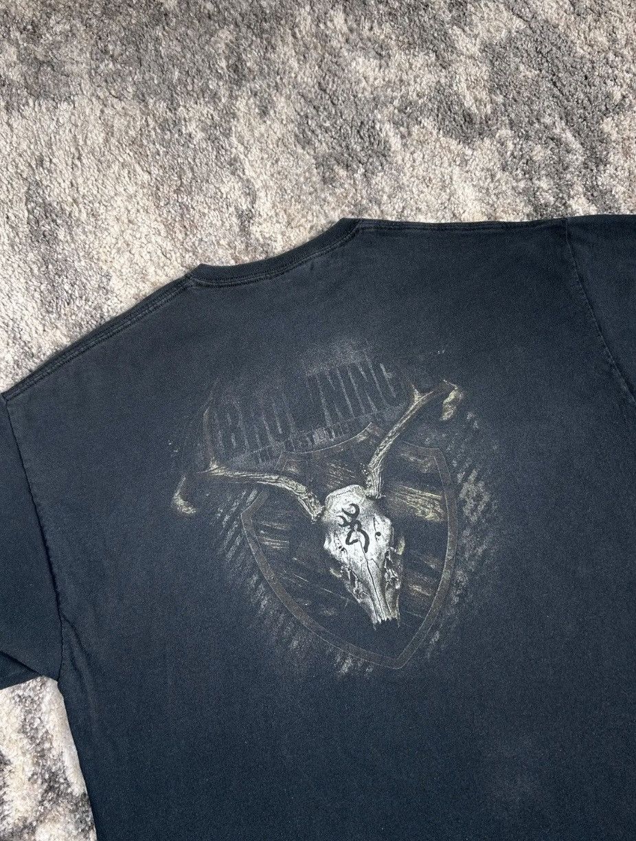 Japanese Brand × Vintage Vintage 90s Dark Fantasy Reaper Skeleton Faded Tee Size US XL / EU 56 / 4 - 3 Thumbnail