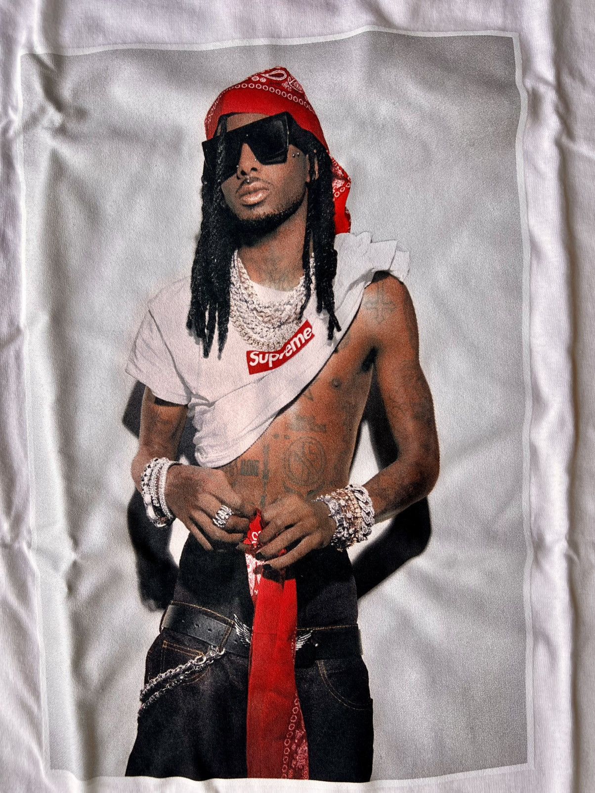 Supreme Supreme Playboi Carti Photo Tee White L tshirt rap trap Size US L / EU 52-54 / 3 - 6 Thumbnail