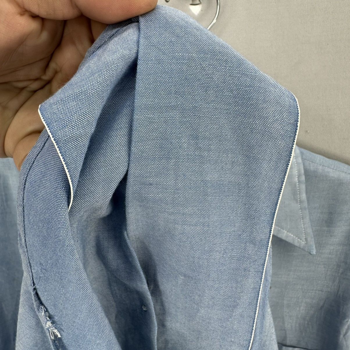 Big Mac Vintage 60s Big Mac Chambray Workwear Shirt Double Pocket Size US S / EU 44-46 / 1 - 13 Thumbnail